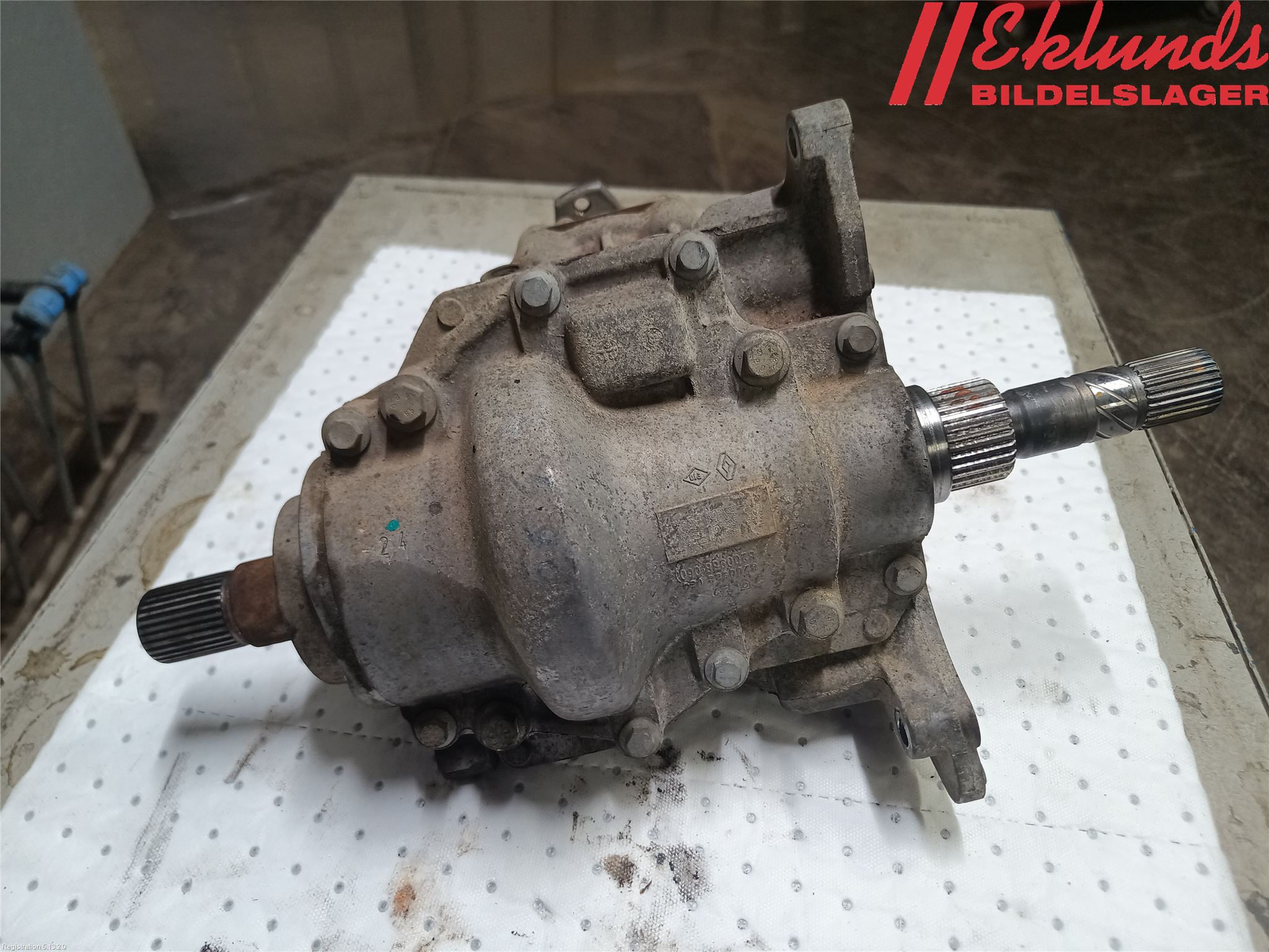 Dacia DUSTER 10-17 Gearkasse Fordelingskasse