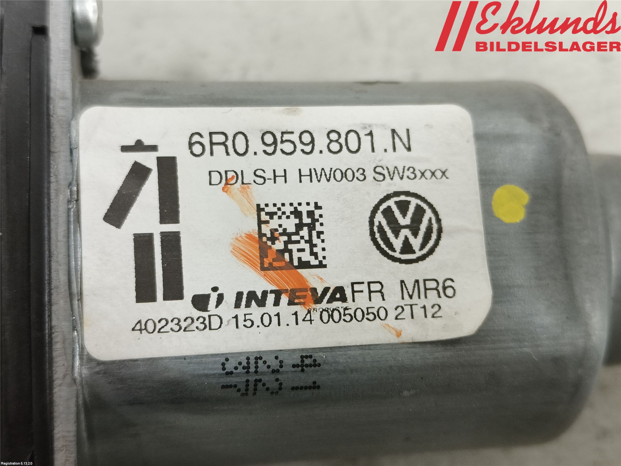 Volkswagen VW AMAROK 2H 10-22 Vindusheis El Komp