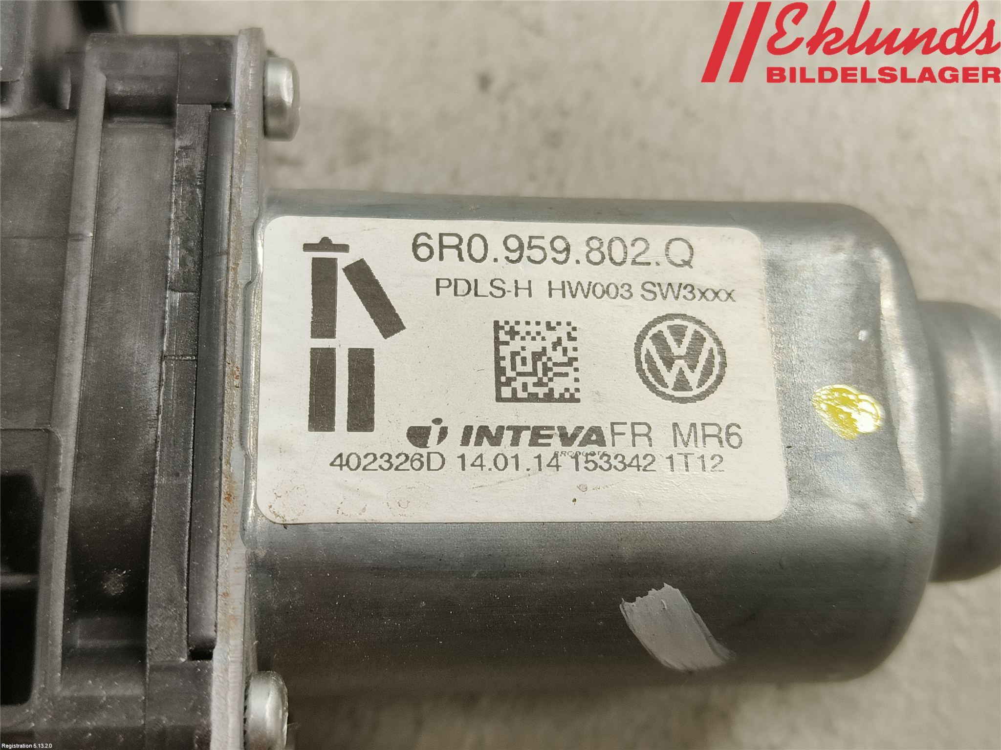 Volkswagen VW AMAROK 2H 10-22 Vindusheis El Komp