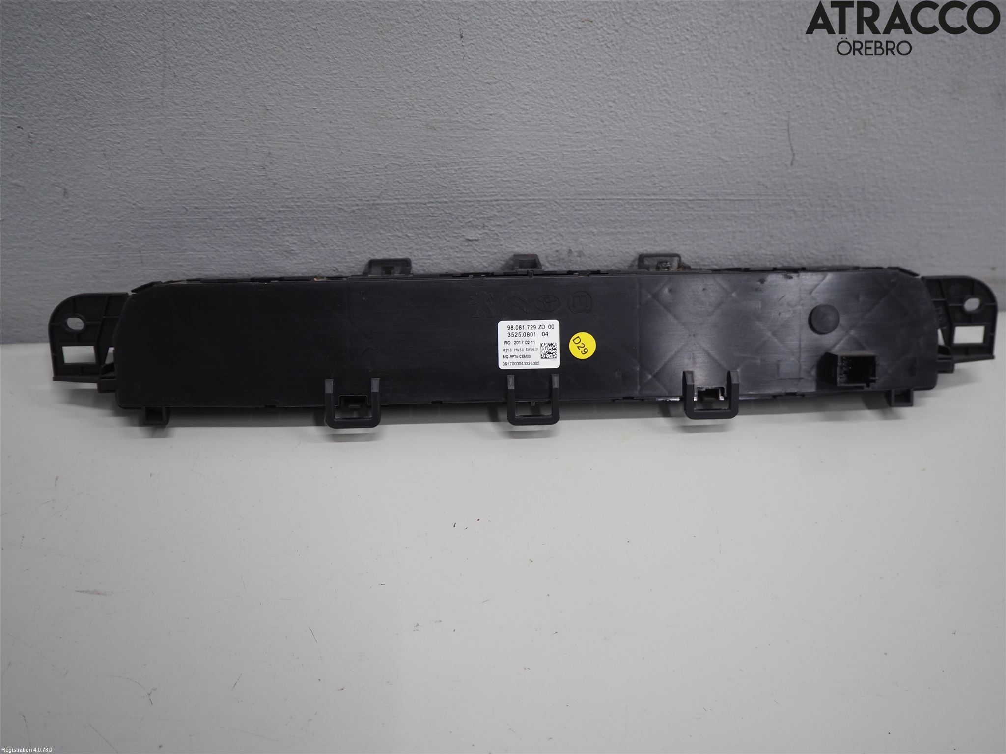 Peugeot EXPERT/E-EXPERT 17- Varme Ac Betjening-Display