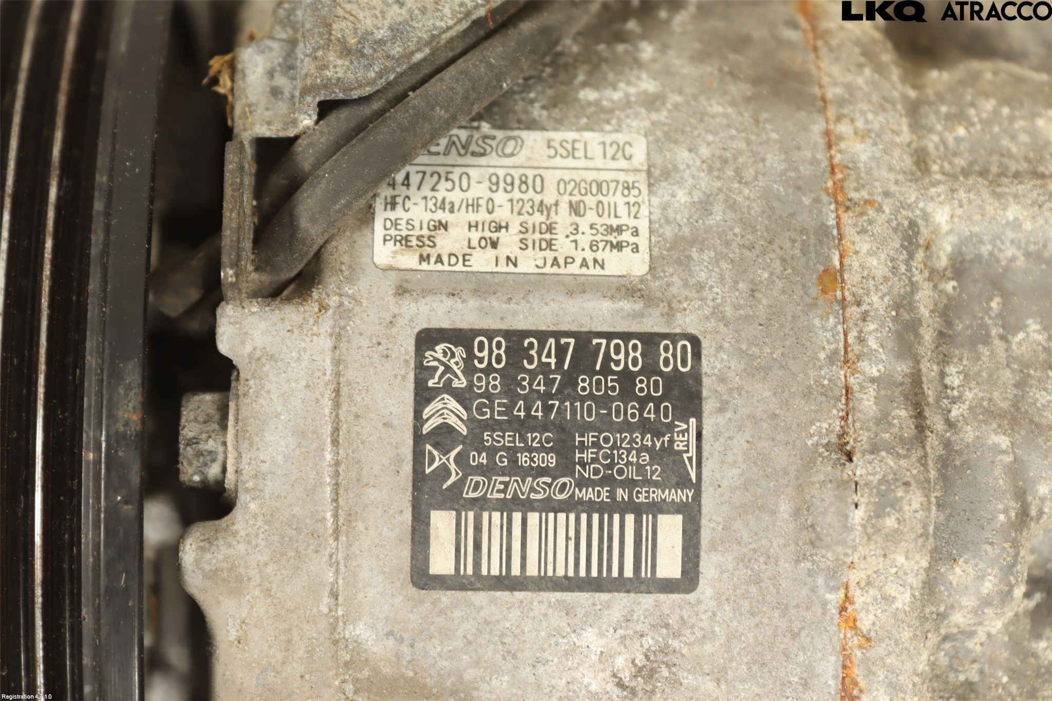 Peugeot 2008/E-2008 20- Varme Ac Kompressor