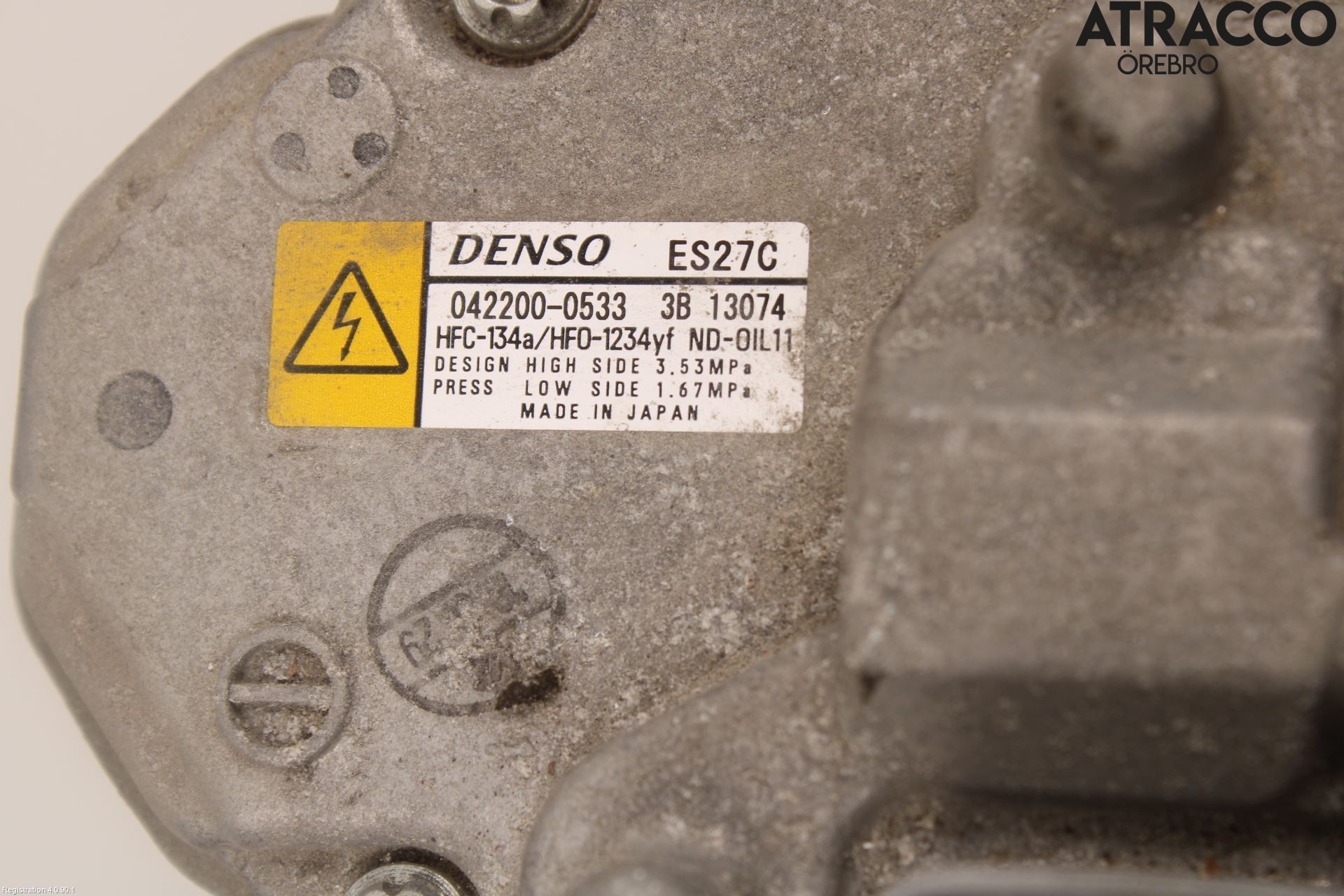 Lexus NX 300h 15-21 Varme Ac Kompressor