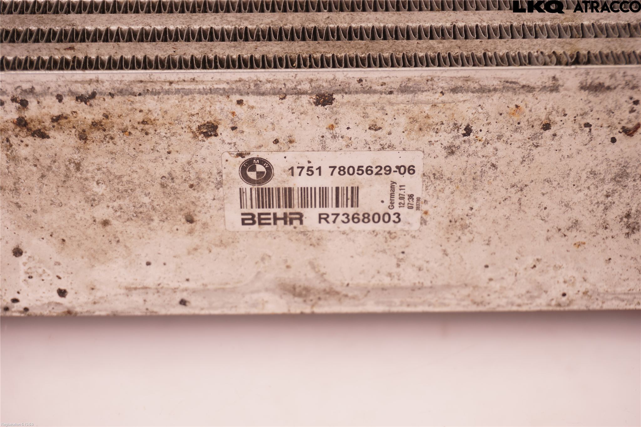 BMW 5 F10/F11/F18 09-17 Intercooler Radiator