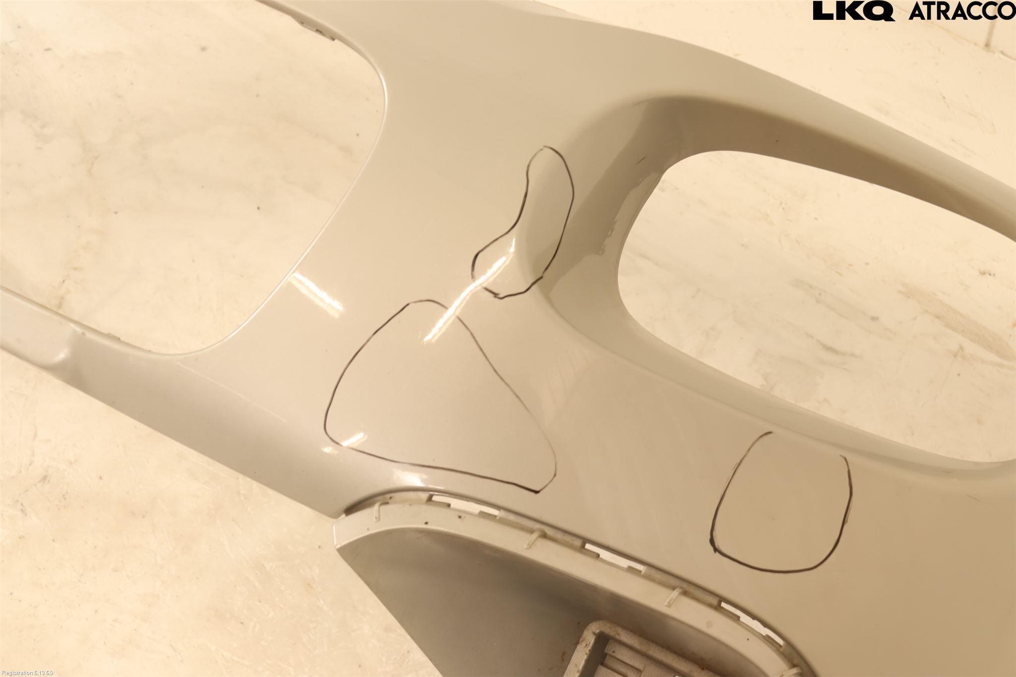 Citroen COTROEN C3 17-24 Støtfanger Foran Plastdeksel