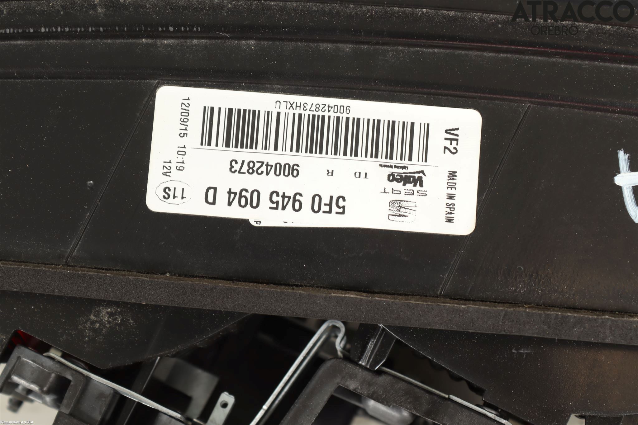 Seat LEON 13-20 Baklykt Høyre  På Luke(Indre)