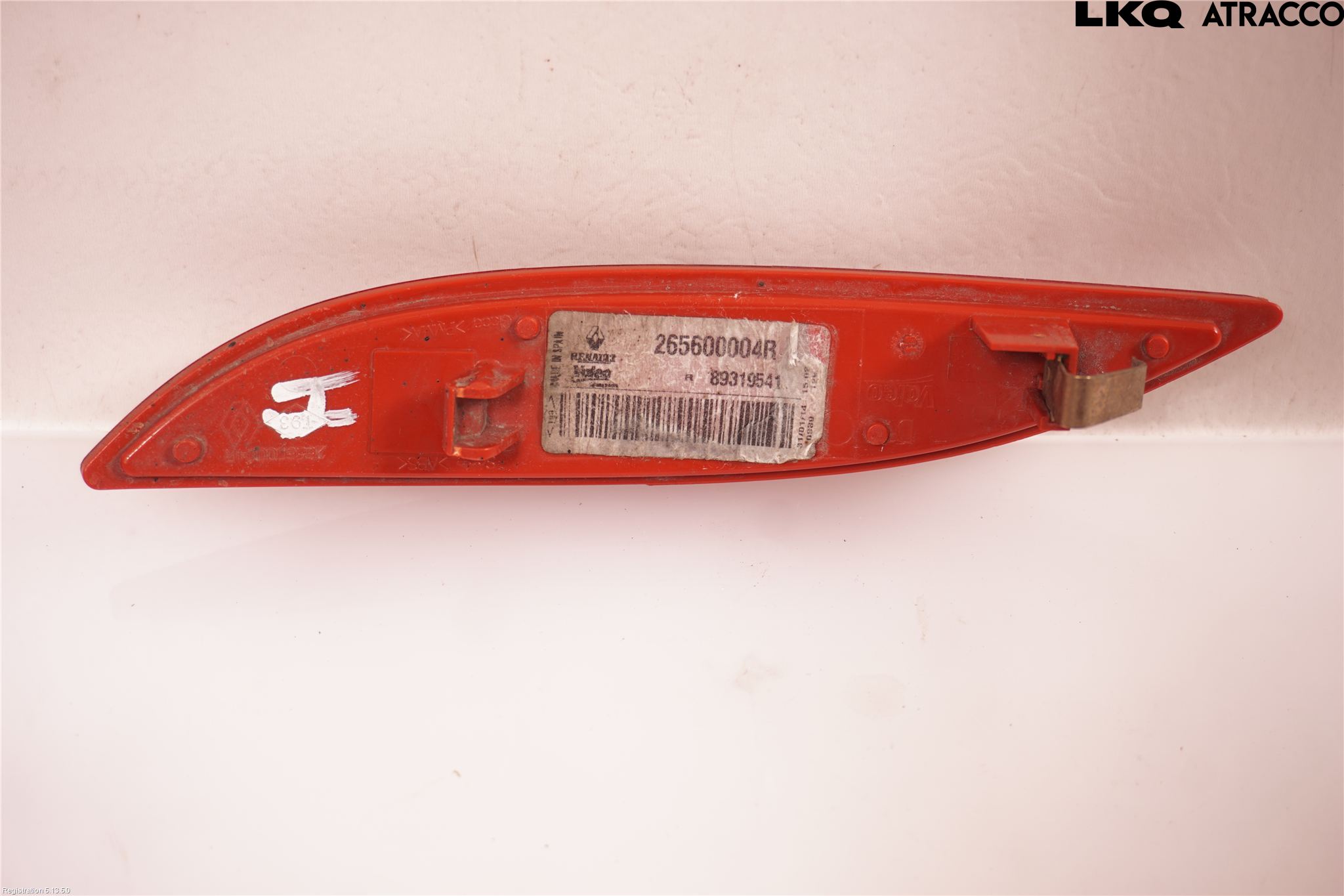 Renault MEGANE III 09-15 Refleks Bak