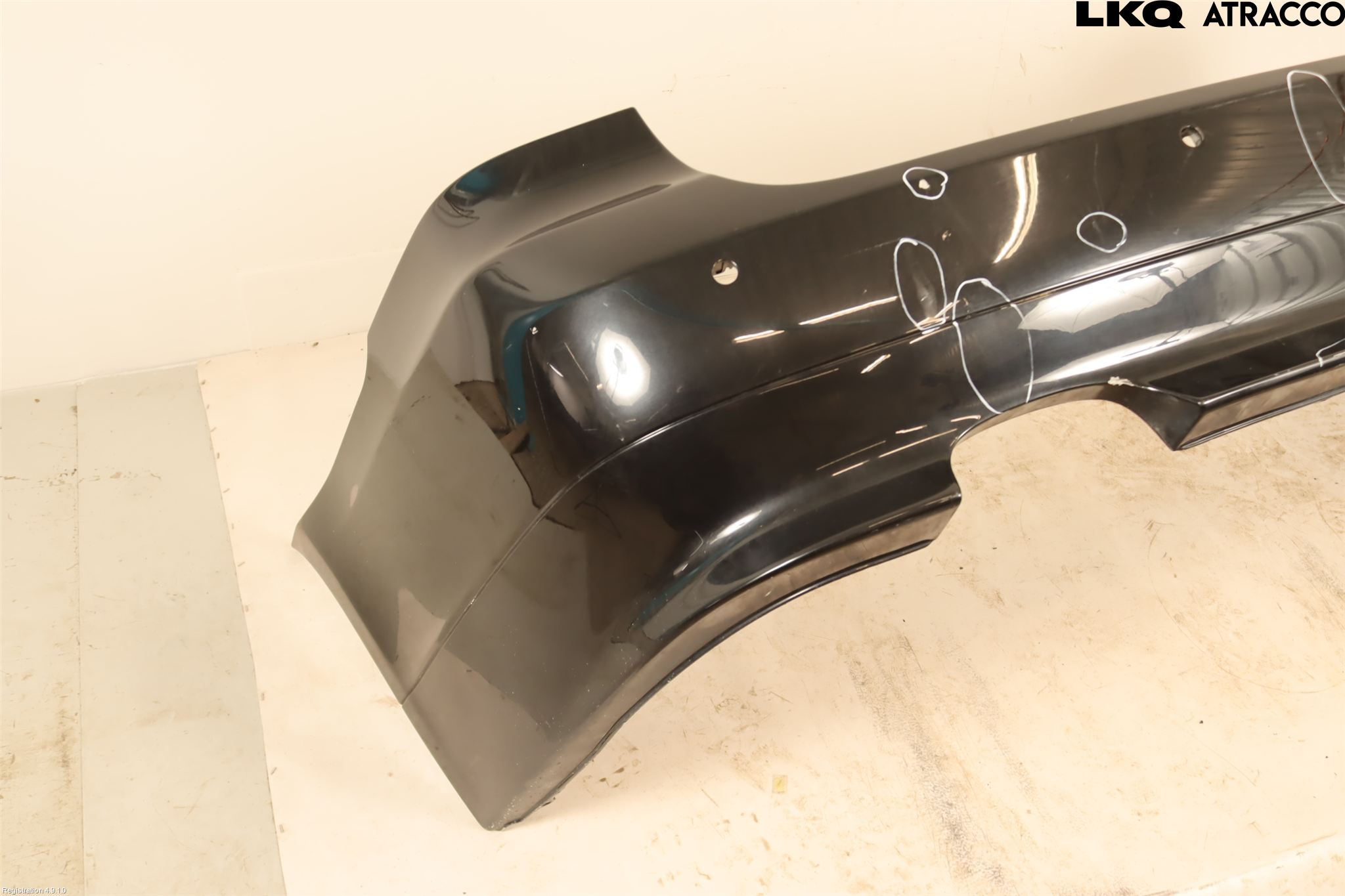 BMW 5 E60/61 Sed/Tou 02-10 Støtfanger Bak Overtrekk