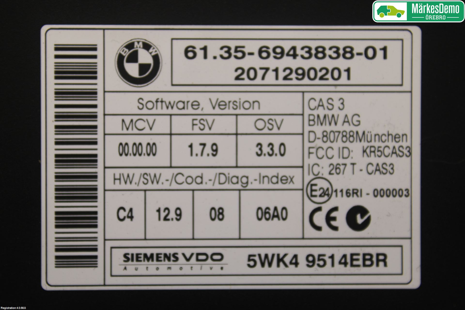BMW X5 E70 07-13 Styreenhet Øvrig