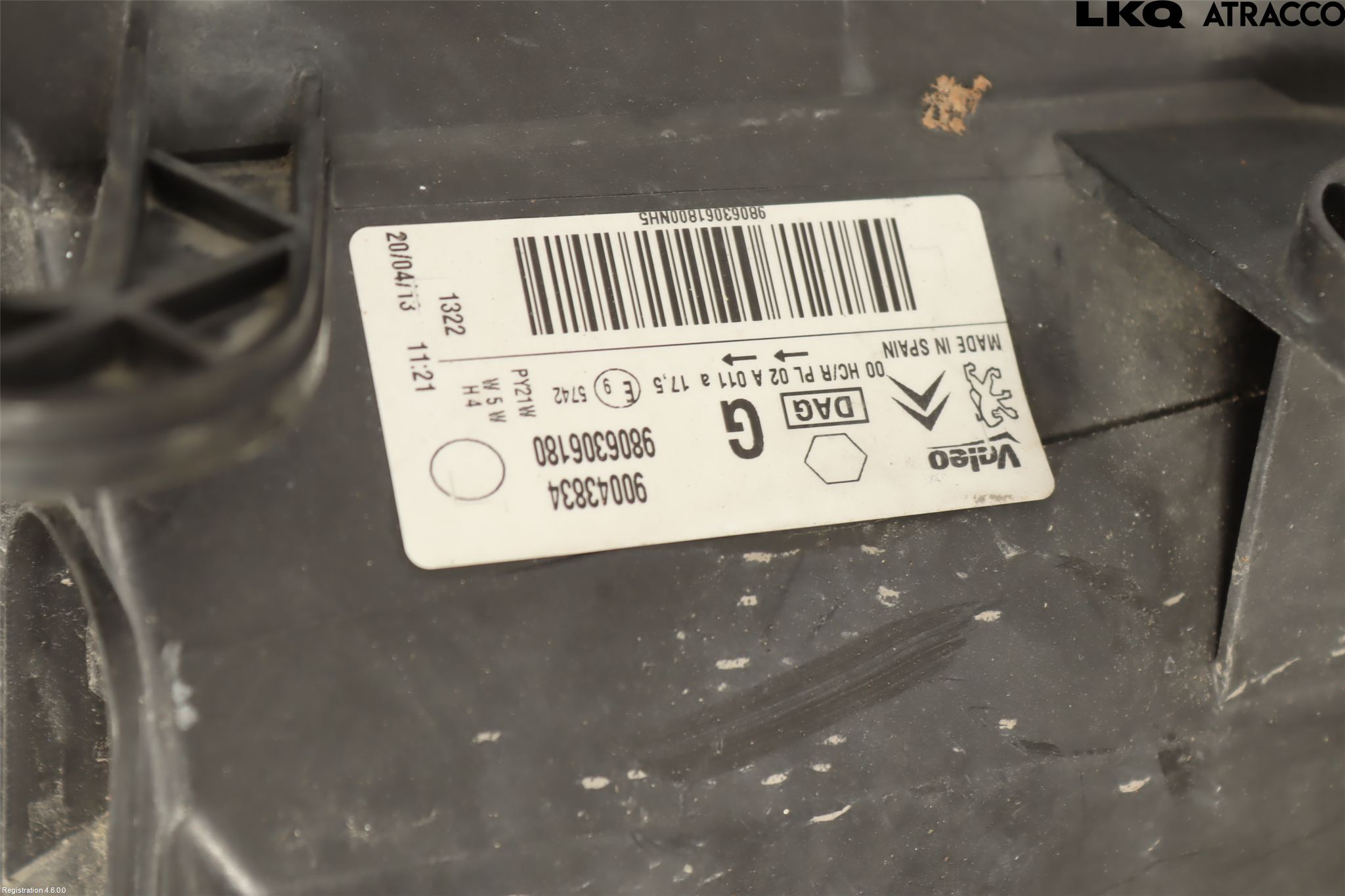 Citroen BERLINGO 08-18 Frontlykt Venstre