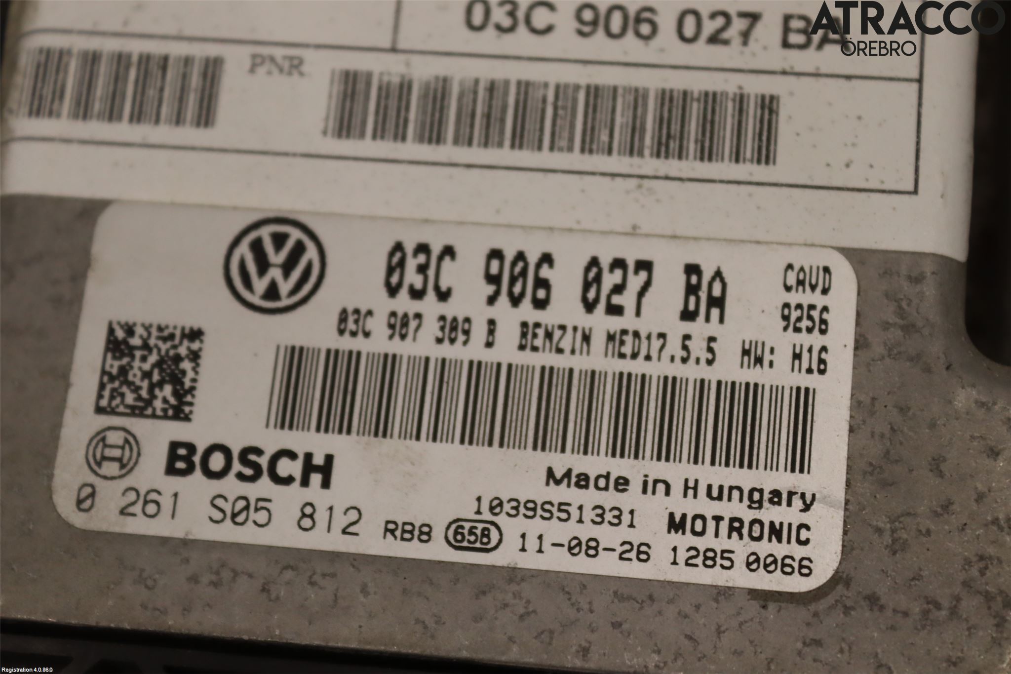 Volkswagen VW SCIROCCO 09-17 Styreenhet Innsprøytning