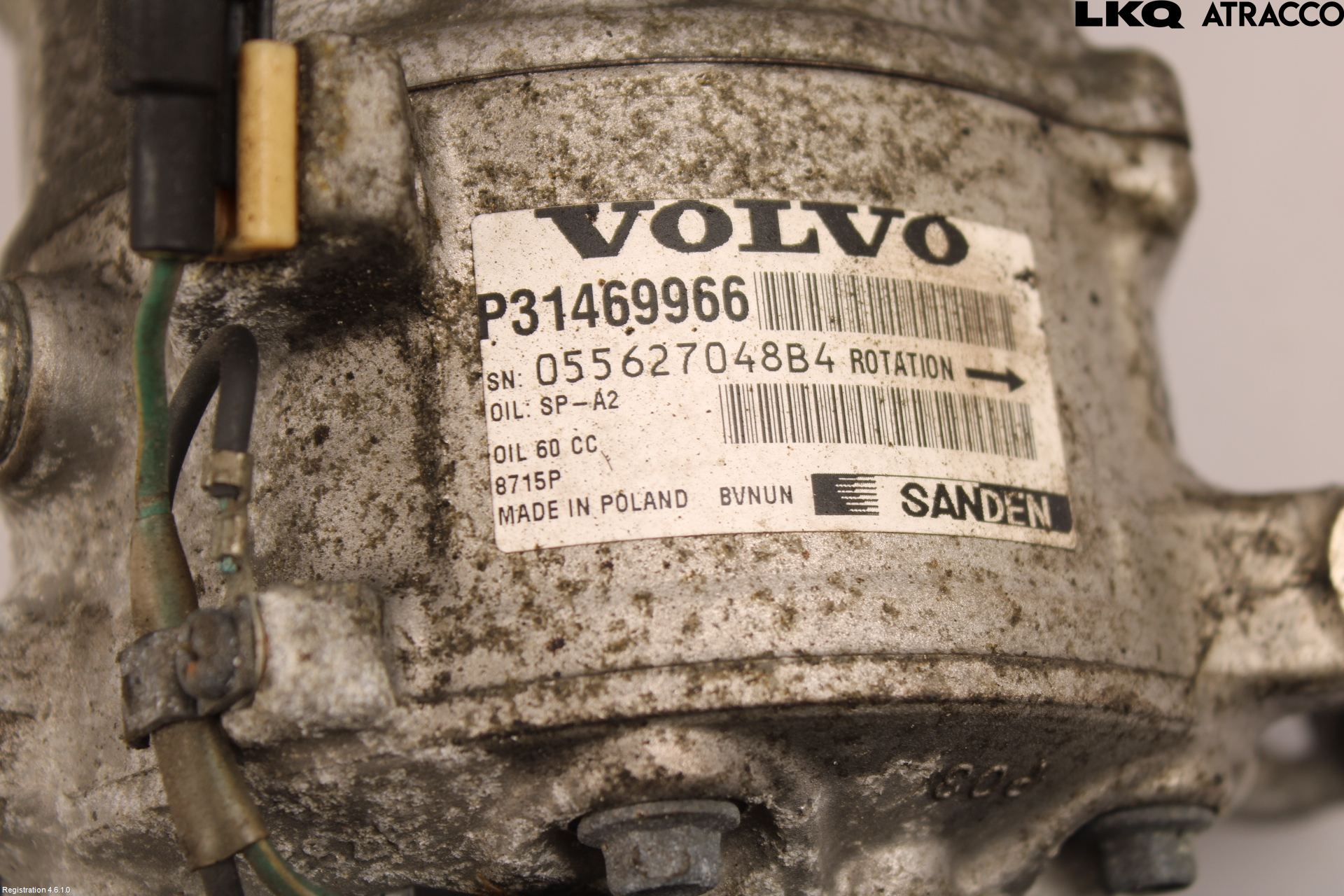 Volvo V90 17->> Varme Ac Kompressor