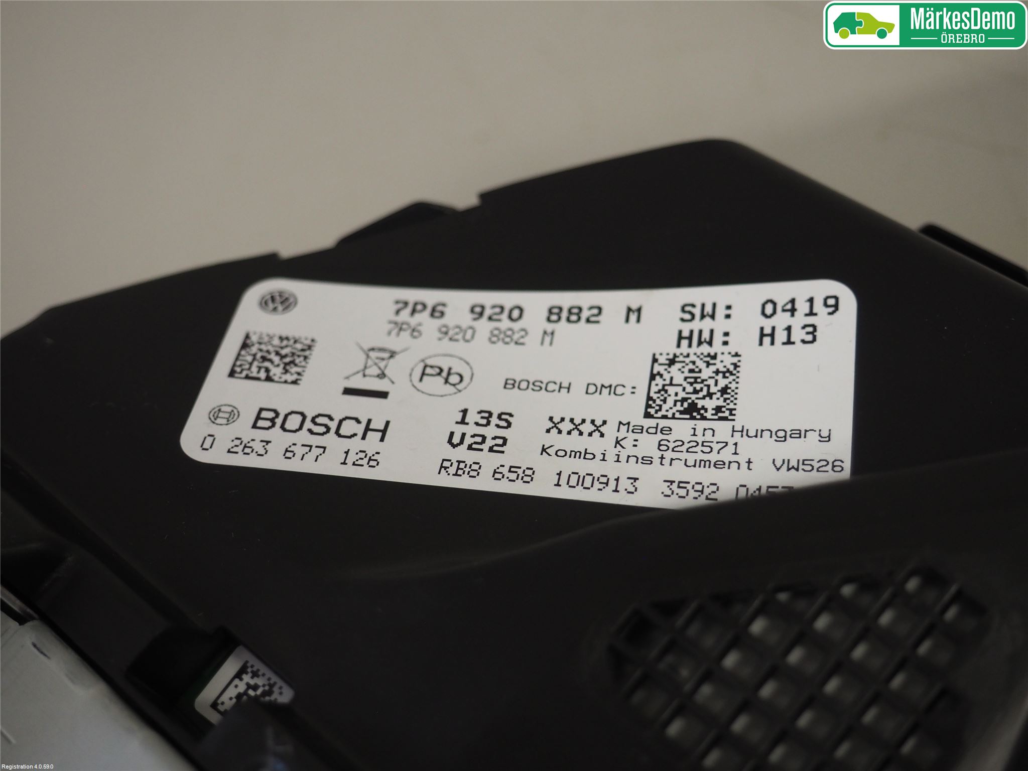 Volkswagen VW TOUAREG 7P 11-18 Instr Kombinert