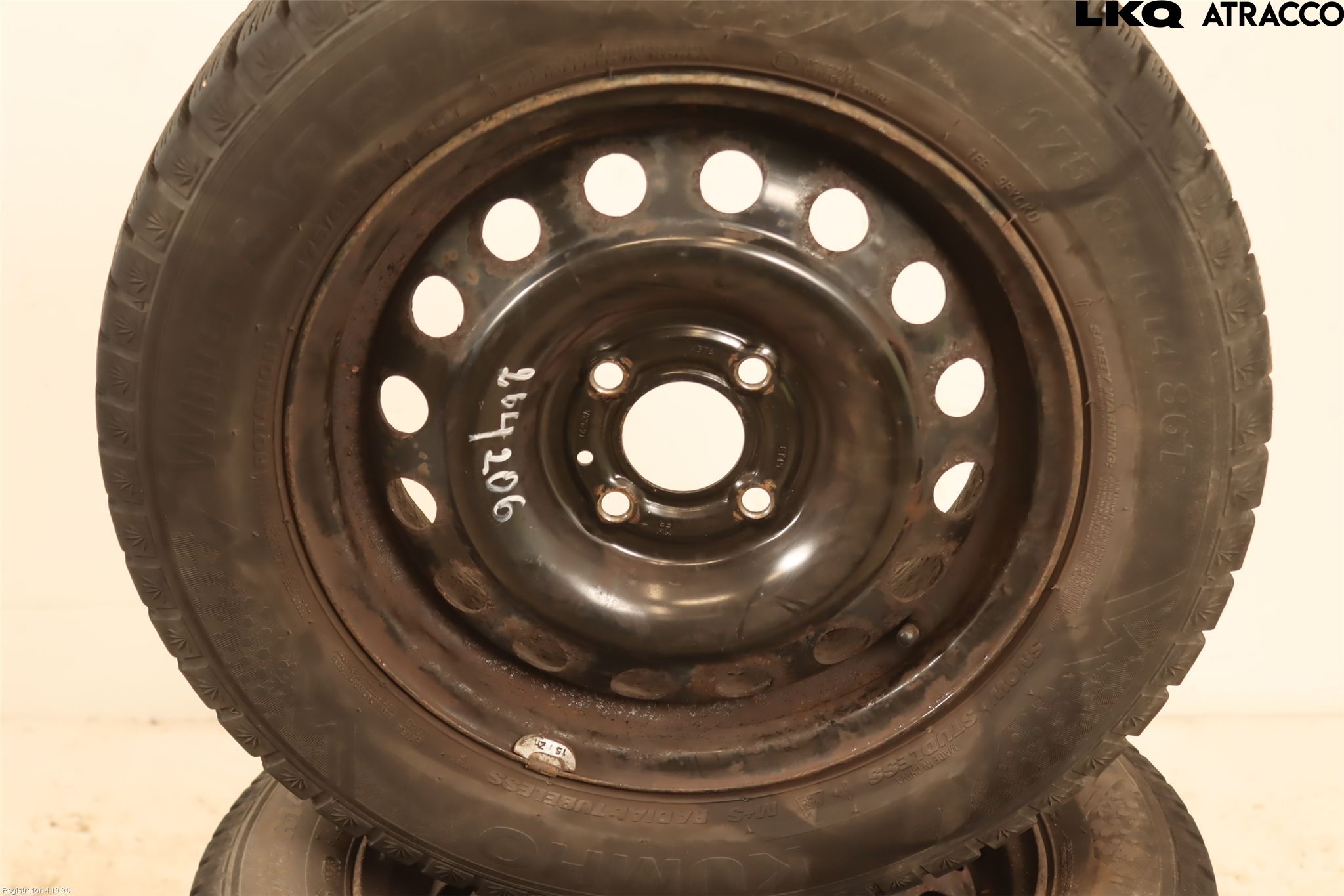 Nissan MICRA 11-16 Dekk Vinter På Stål Felg 4Stk