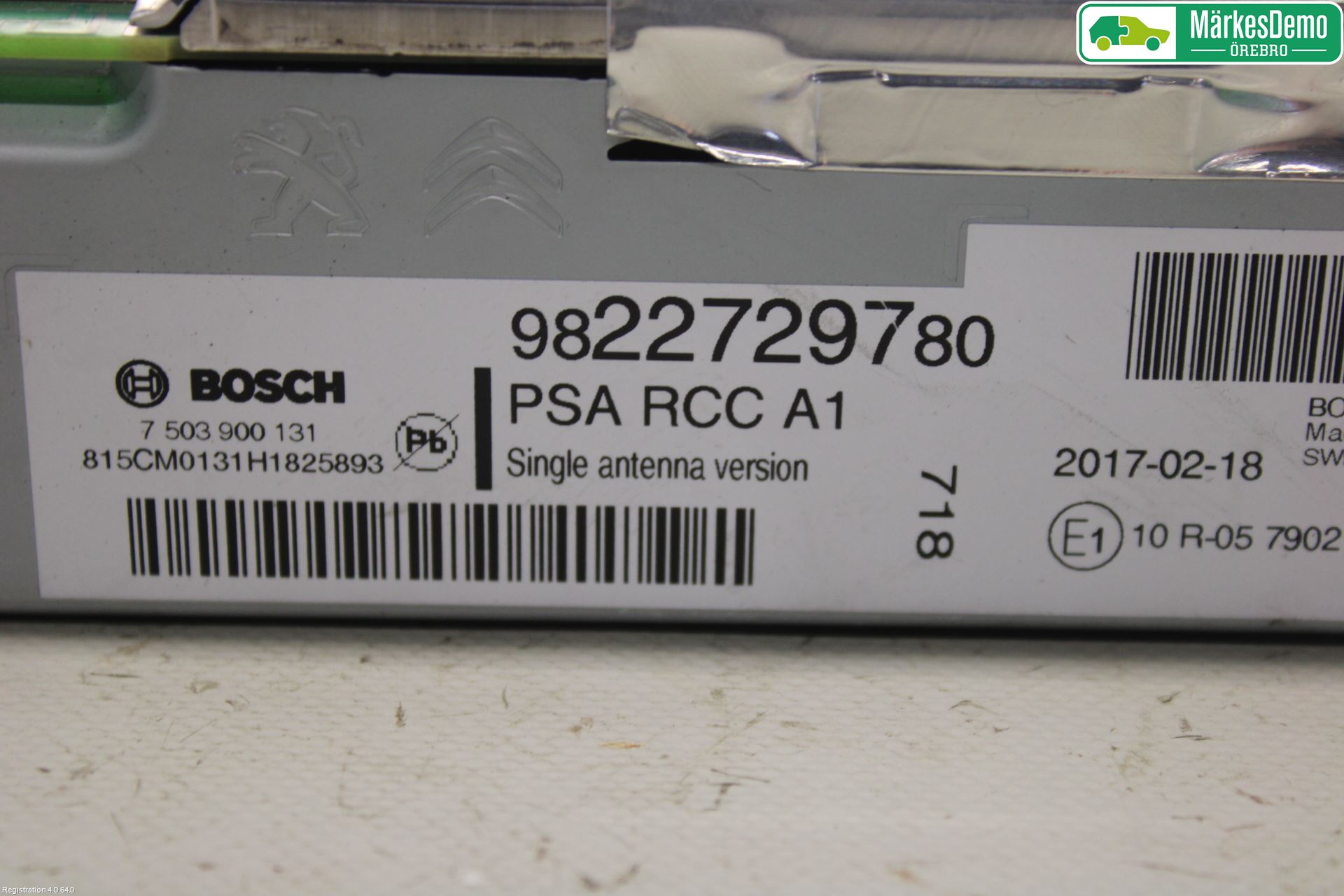 Peugeot PEUGOT 208 16-19 Stereo Radio