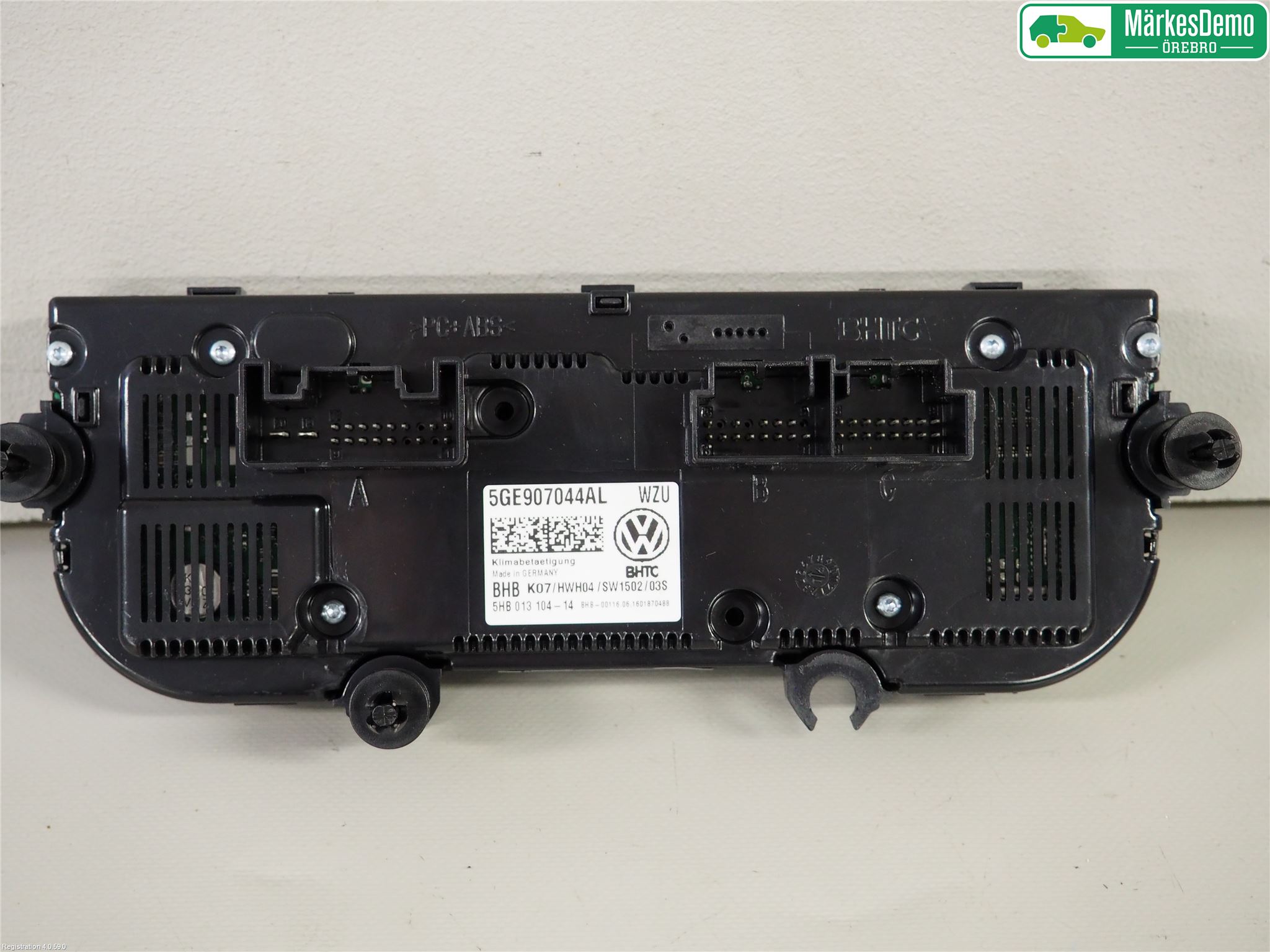 Volkswagen VW PASSAT 15-19 Varme Ac Betjening-Display