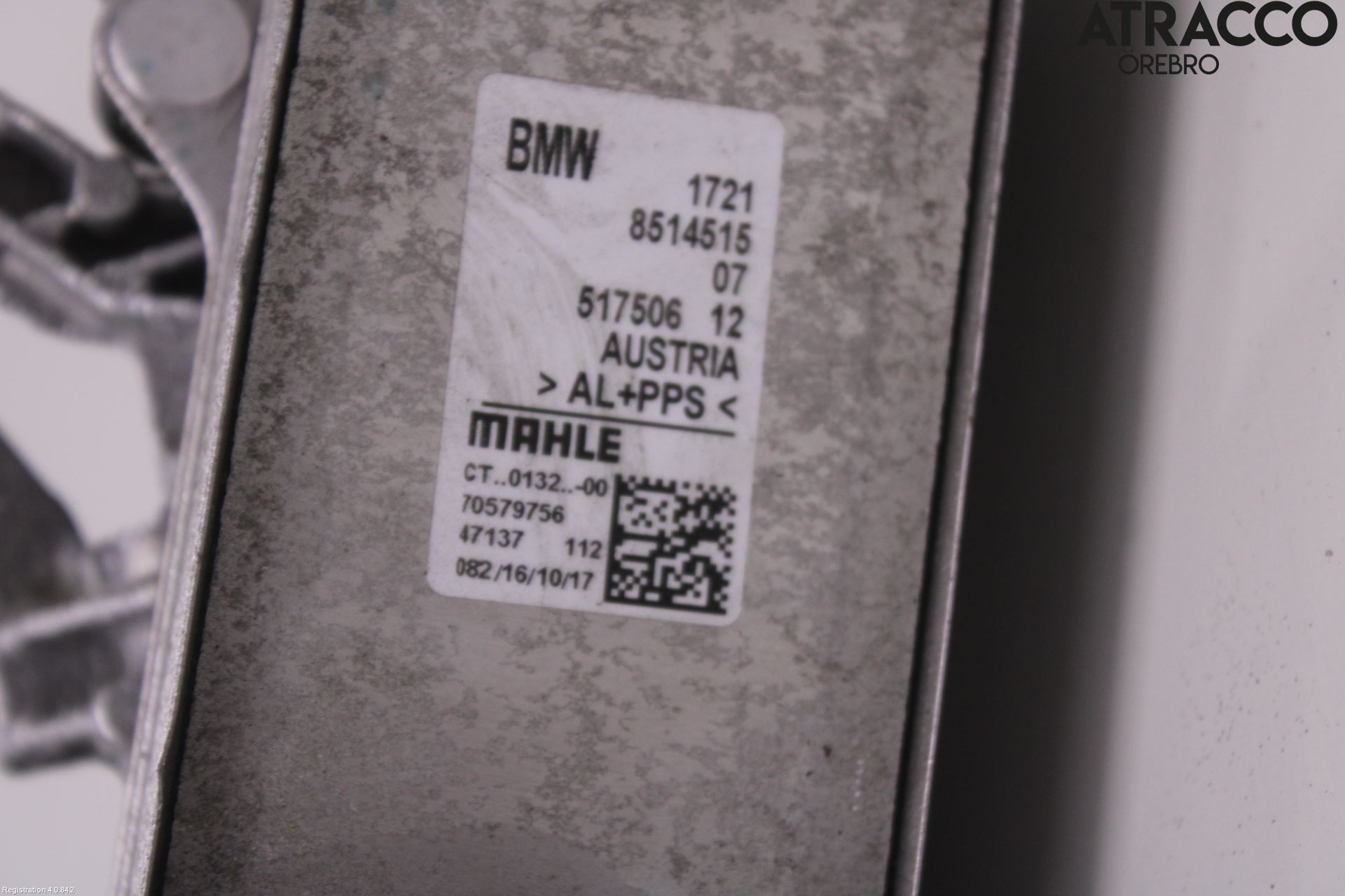 BMW 3 F30/F31/F80 12-19 Radiator Oljekjøler Automatgea