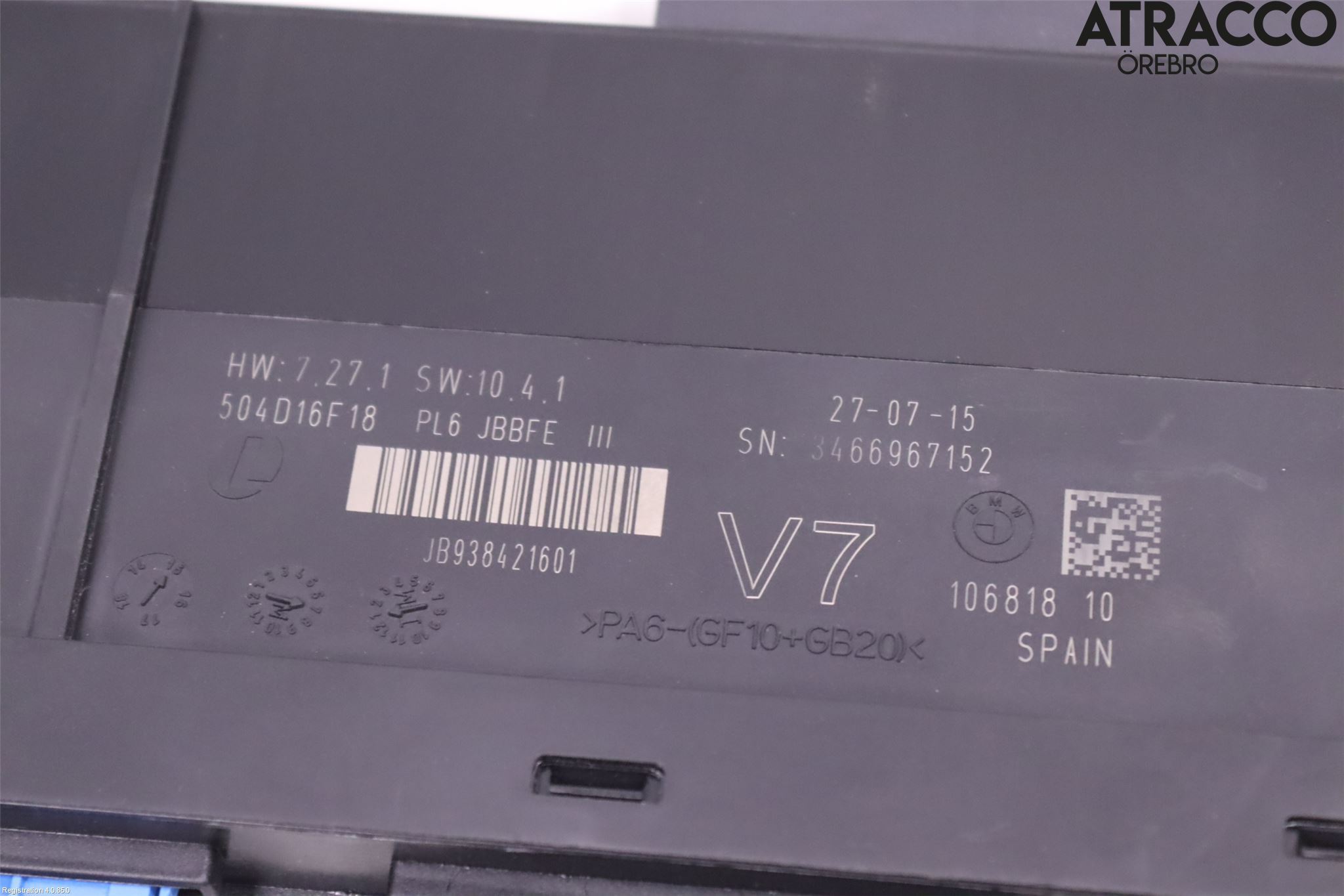 BMW 5 F10/F11/F18 09-17 Styreenhet Øvrig