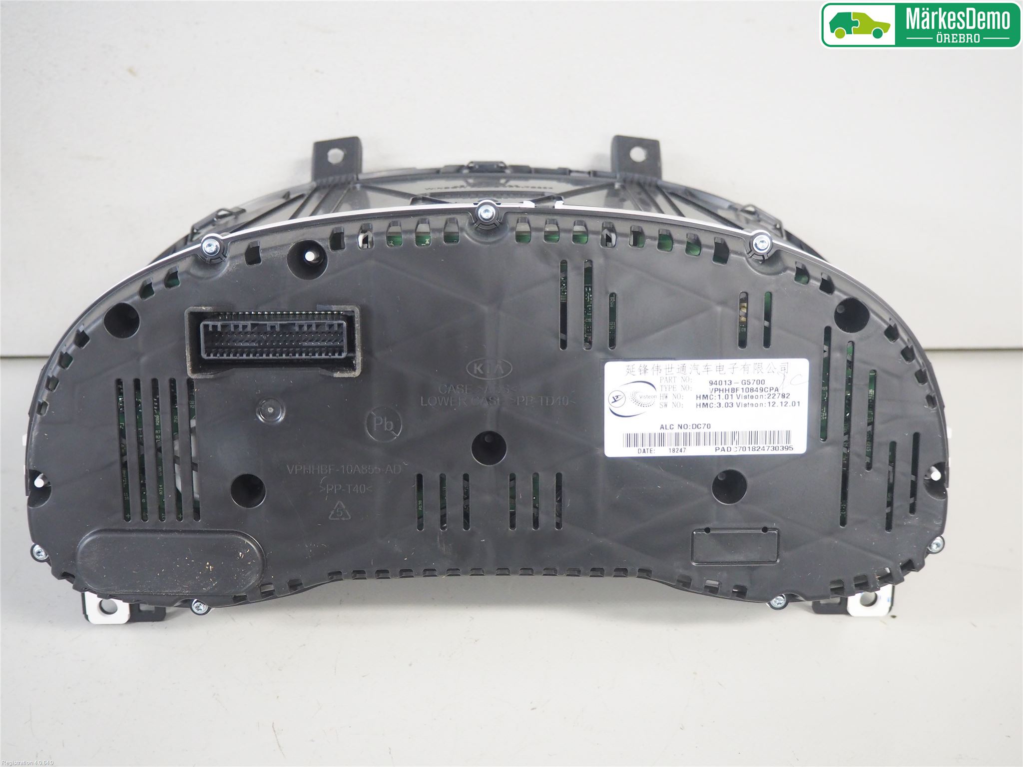 Kia NIRO (DE) 17-22 Instr Kombinert