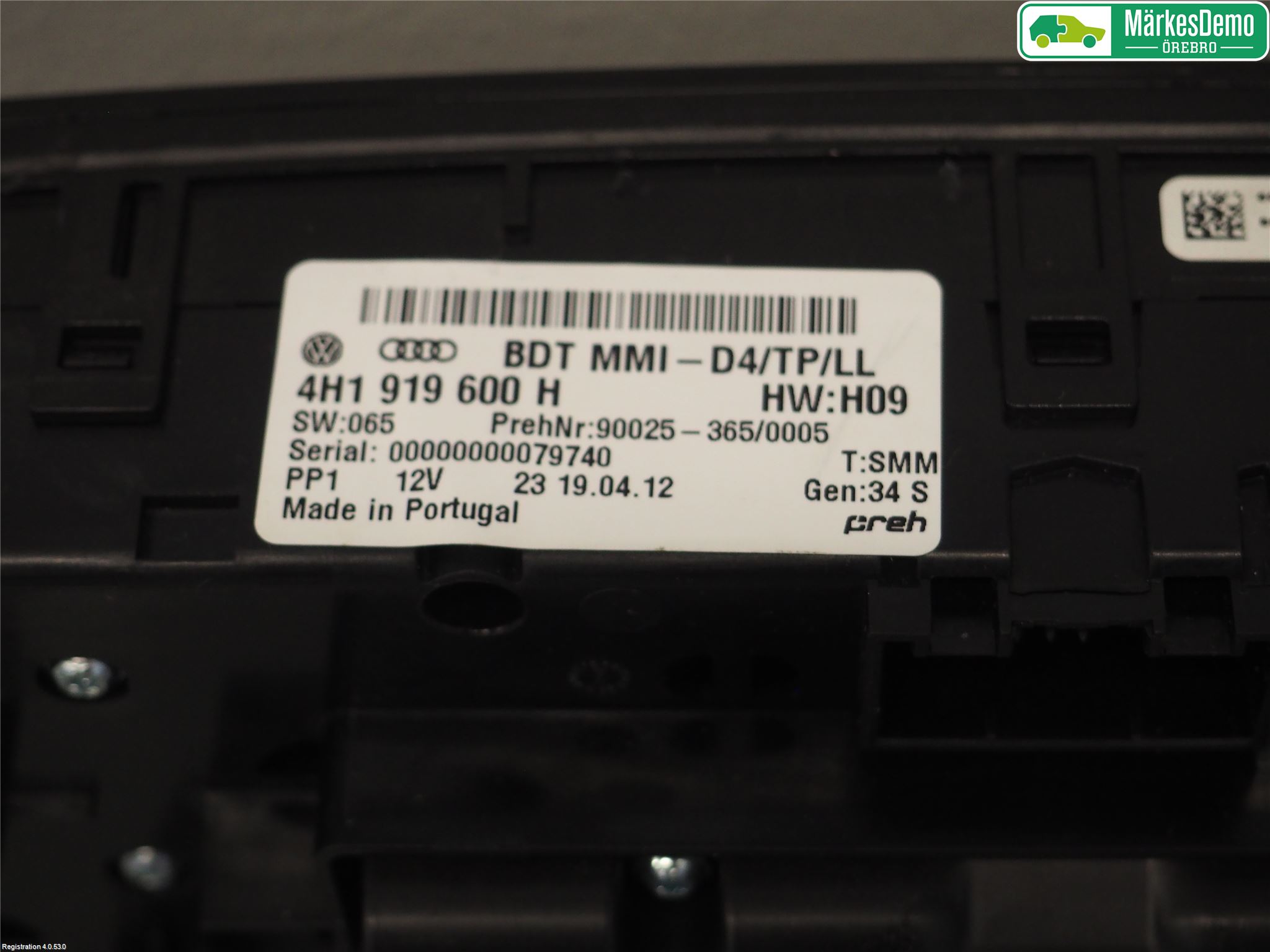 Audi A8/S8 4H 10-17 Stereo Radio Med Cd