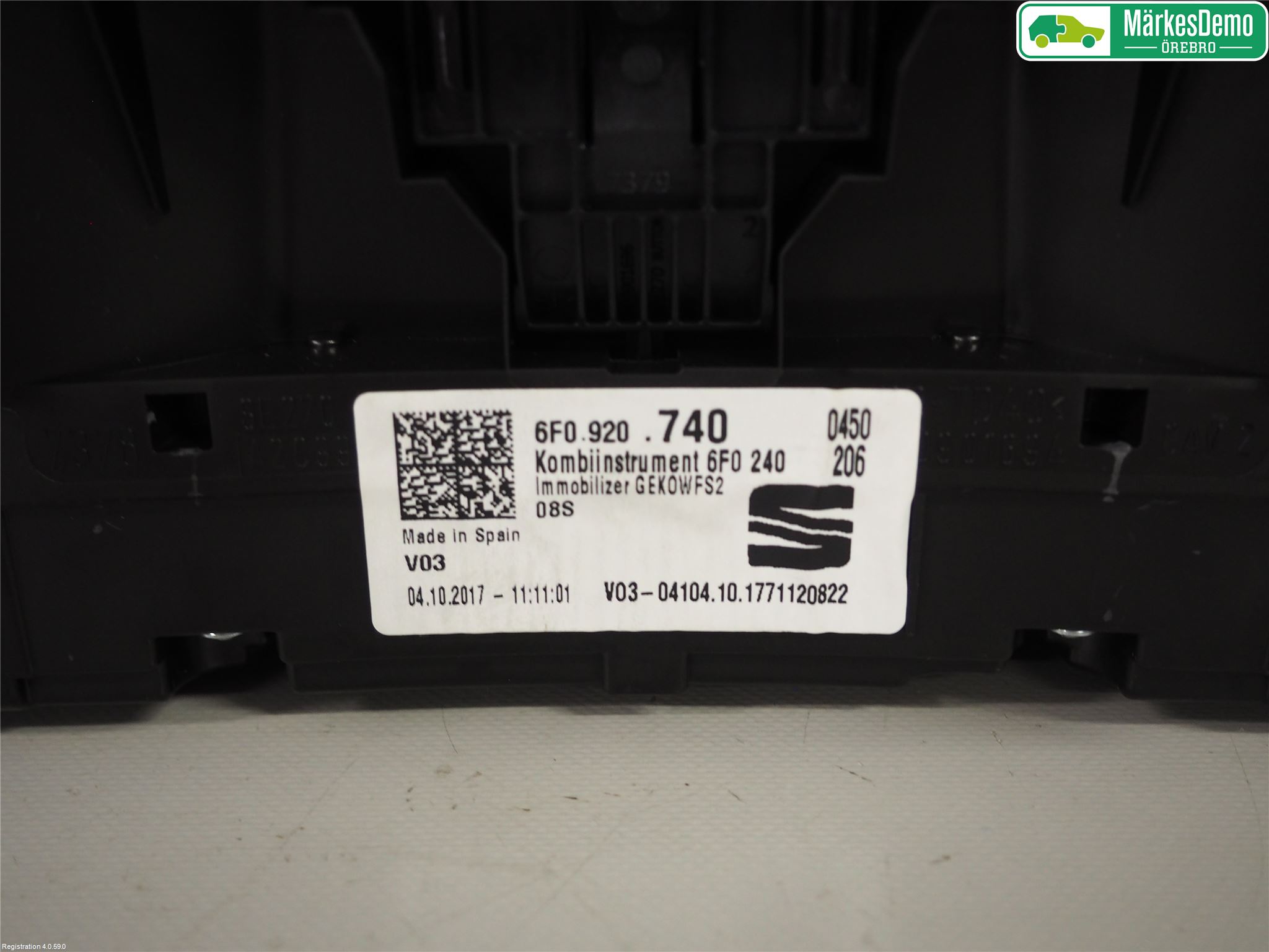 Seat IBIZA V 17-20 Instr Kombinert