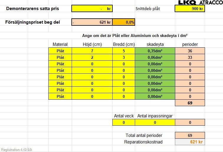 Mitsubishi OUTLANDER 13-21 Dør 4D Bak Venstre