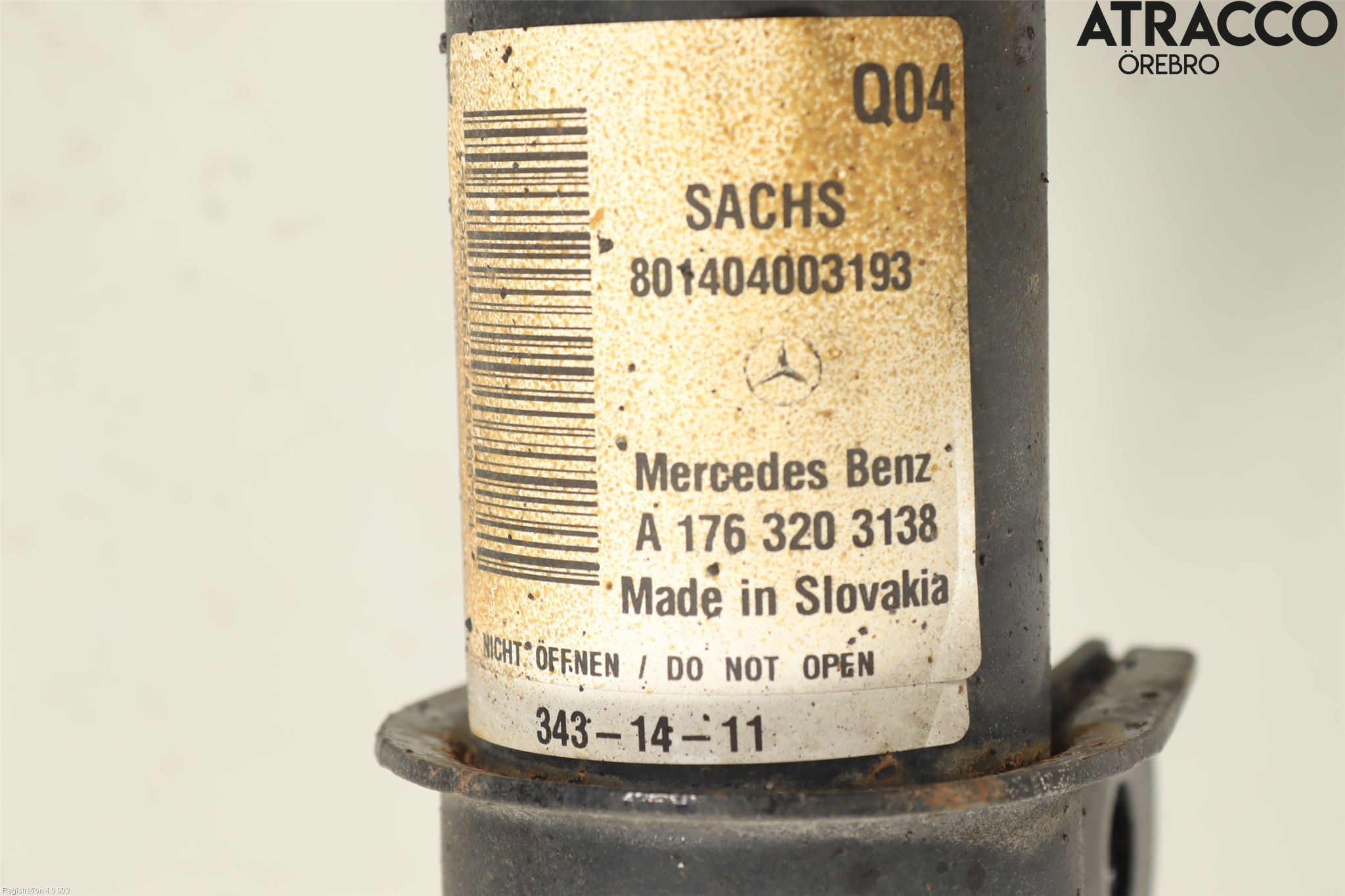 Mercedes-Benz MB CLA-KLASS (C117/X117) 13-19 Fjærbein Foran Venstre