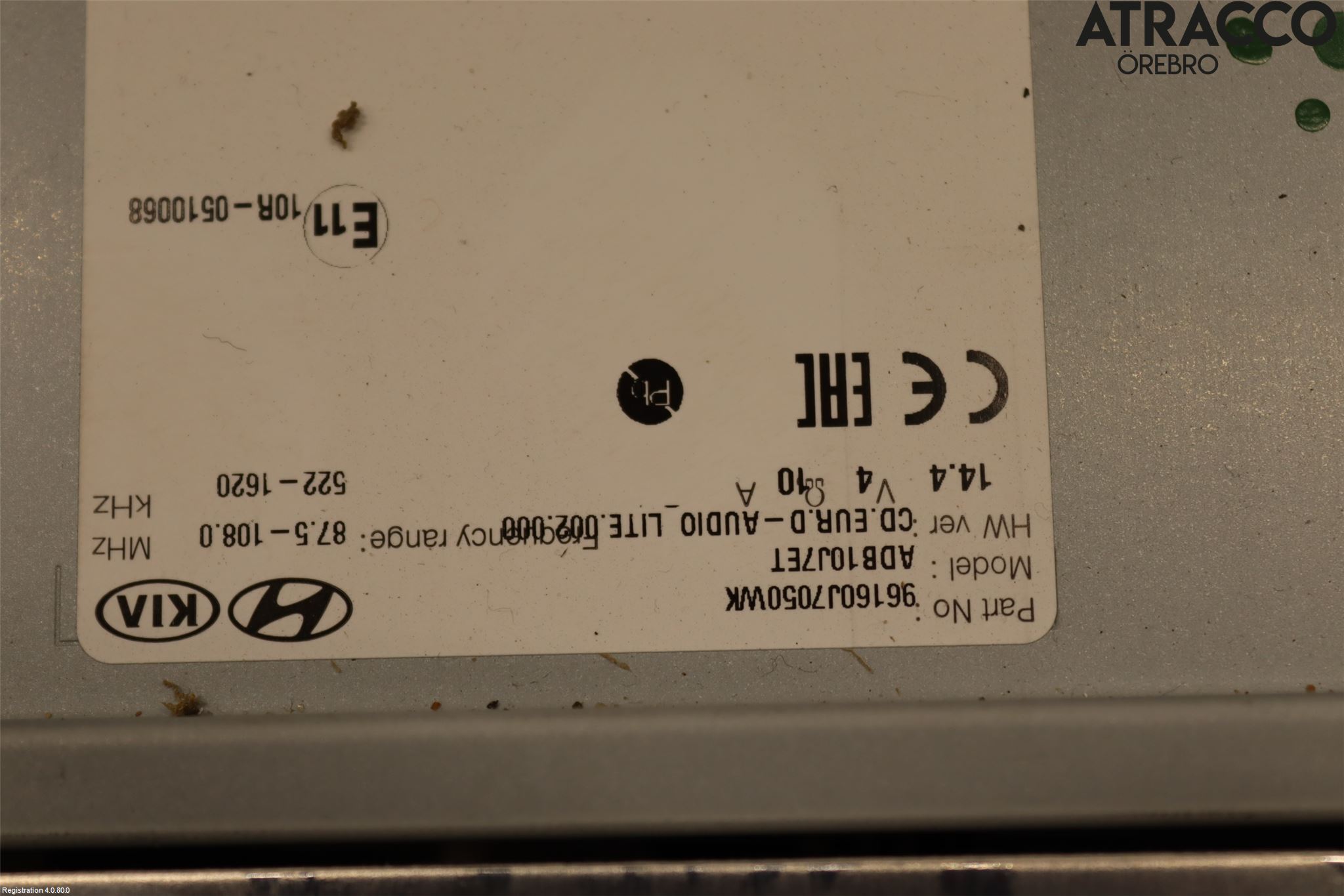 Kia CEED/CEED SW 19- Stereo Radio Med Cd