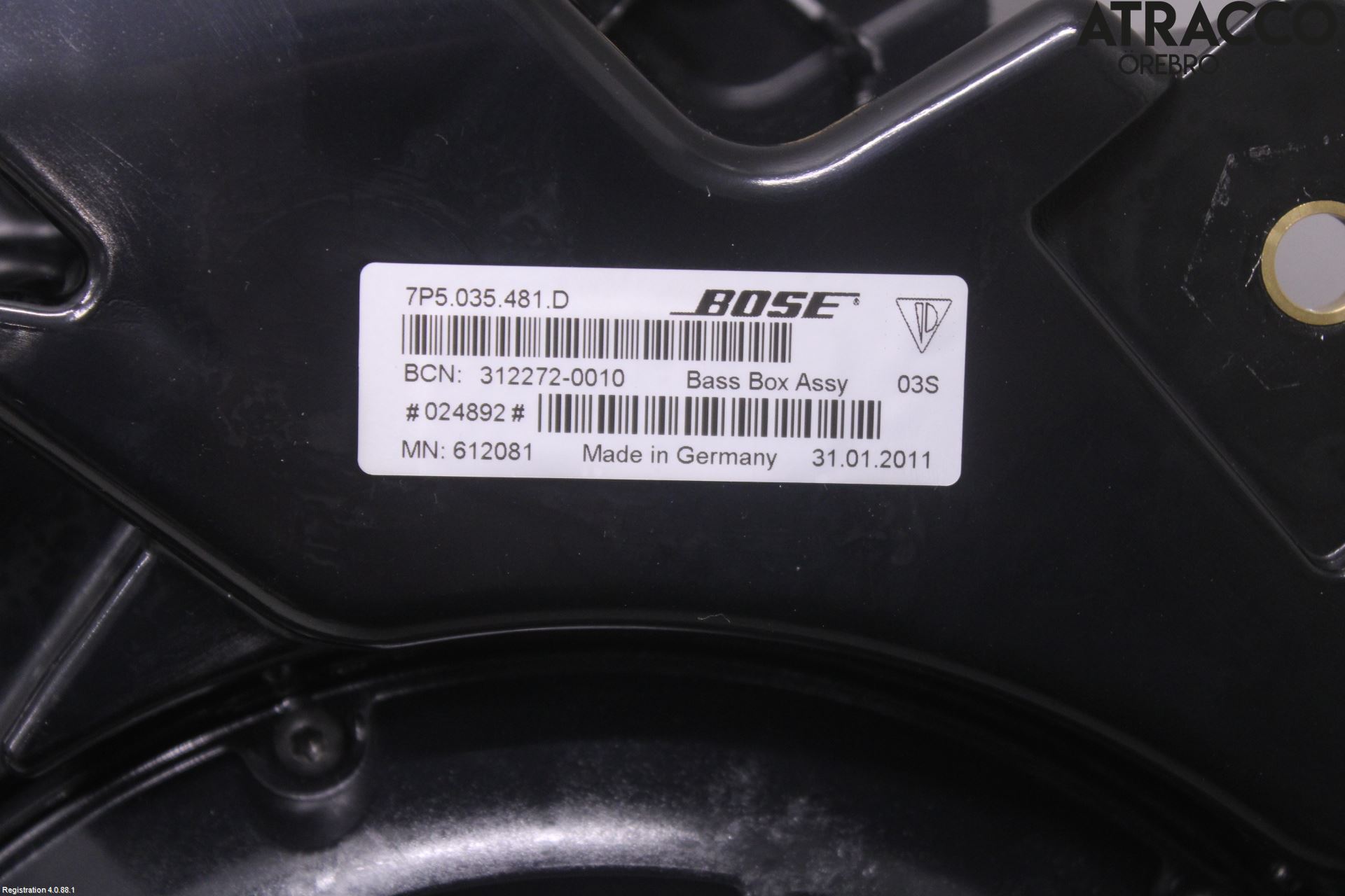Porsche CAYENNE 03- Innr Høyttaler