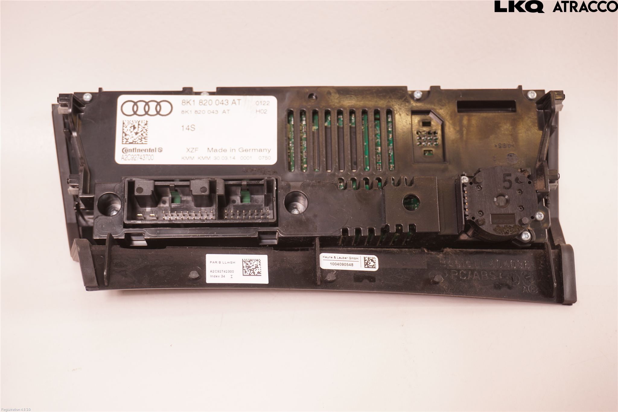 Audi A4 12-15 Varme Ac Betjening-Display