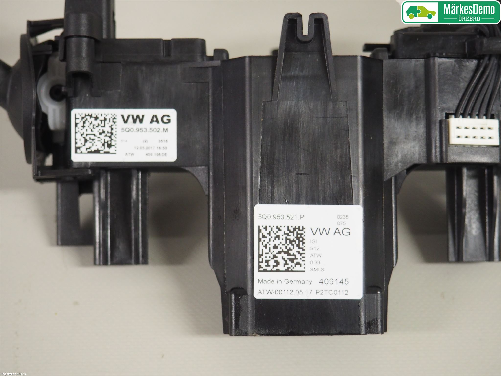 Volkswagen VW GOLF / E-GOLF VII 13-20 Bryter Ratt Kombi H Og V