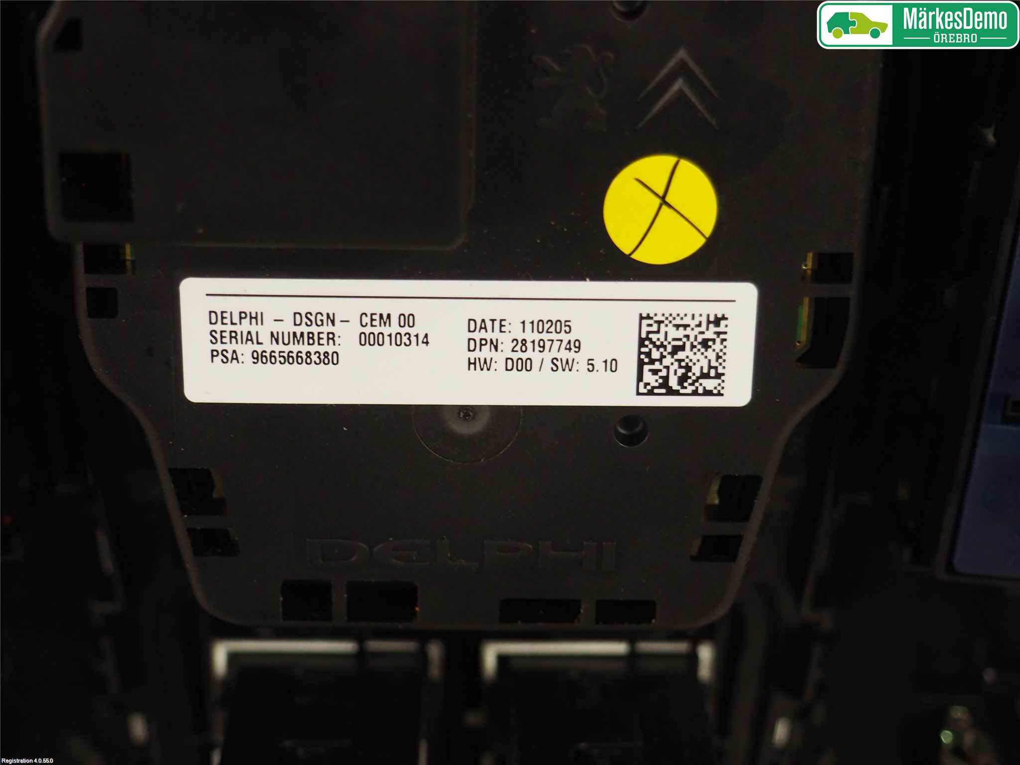 Peugeot 508 11-18 Instrumentkonsoll Midt