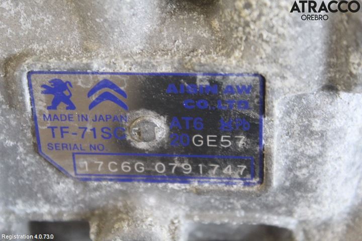 Peugeot 3008 17-24 Gearkasse Automat