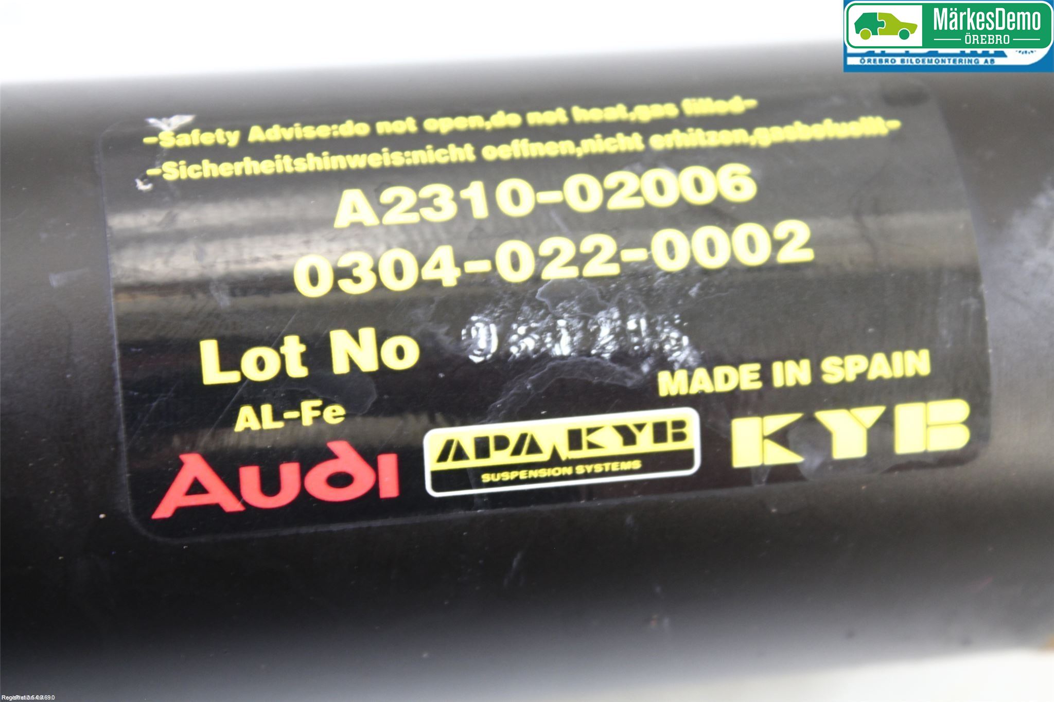 Audi A4/S4 05-07 Fjæring Hydraulikkregul Bak