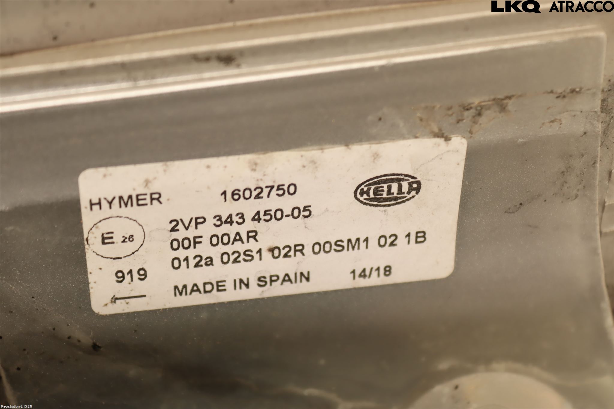 Husbil, husvagn HUSBIL HYMER Baklykt Venstre
