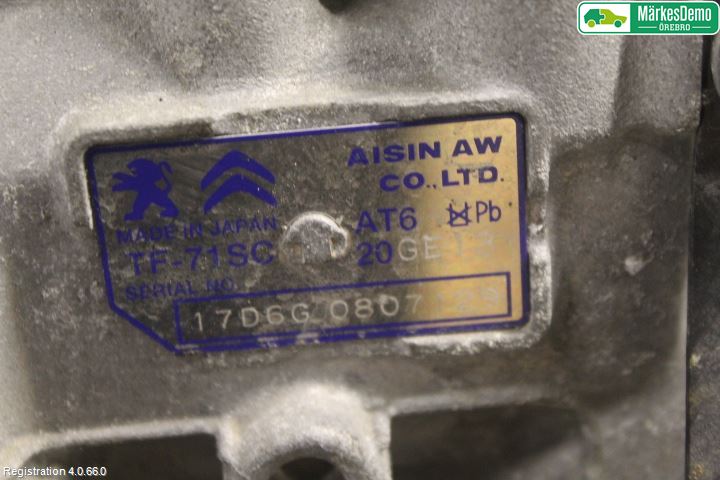 Peugeot 2008 13-20 Gearkasse Automat