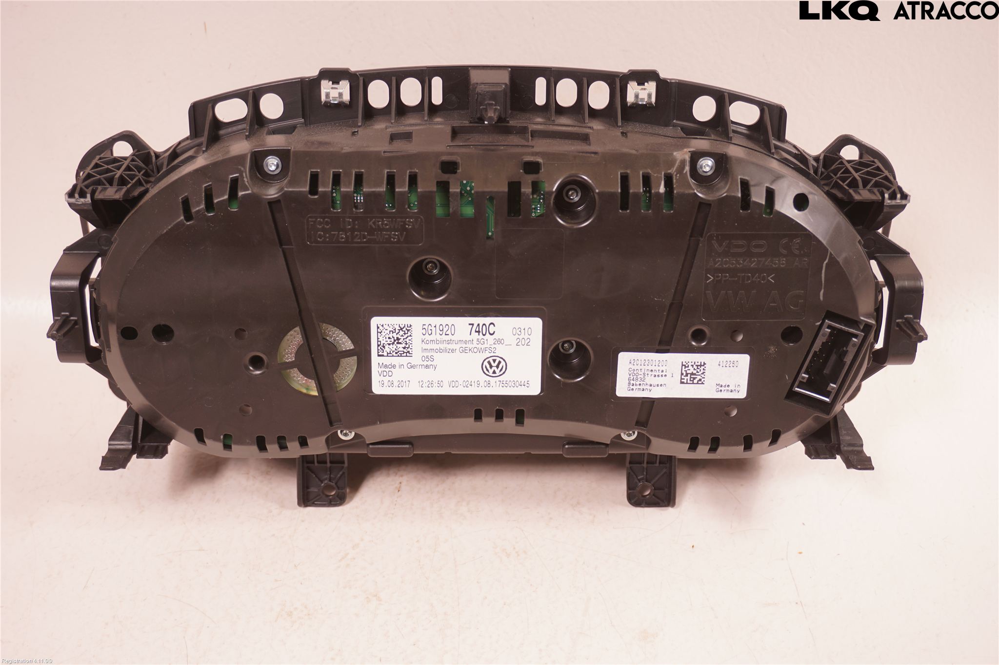 Volkswagen VW GOLF / E-GOLF VII 13-20 Instr Kombinert