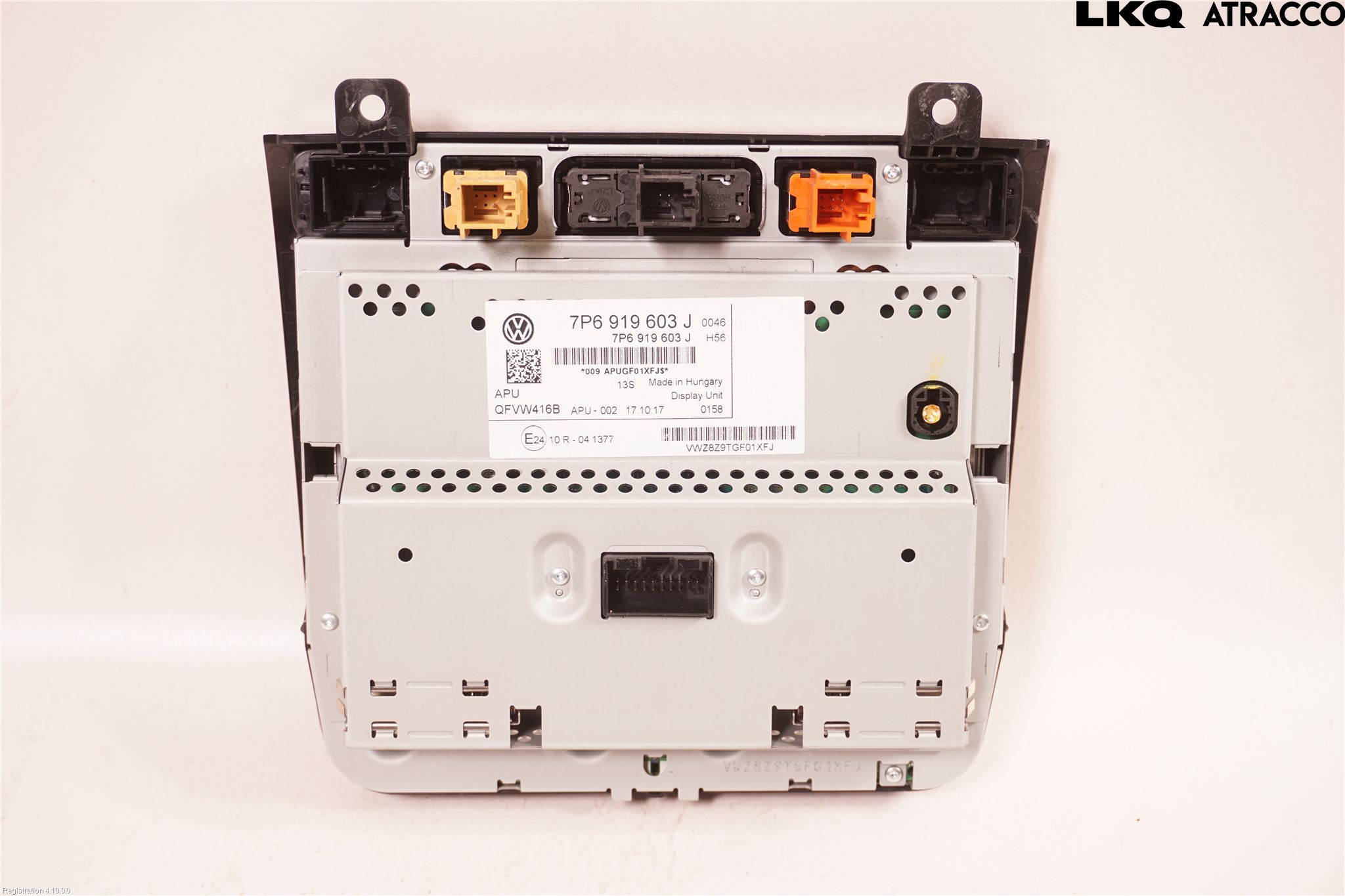 Volkswagen VW TOUAREG 7P 11-18 Stereo Radio Med Cd