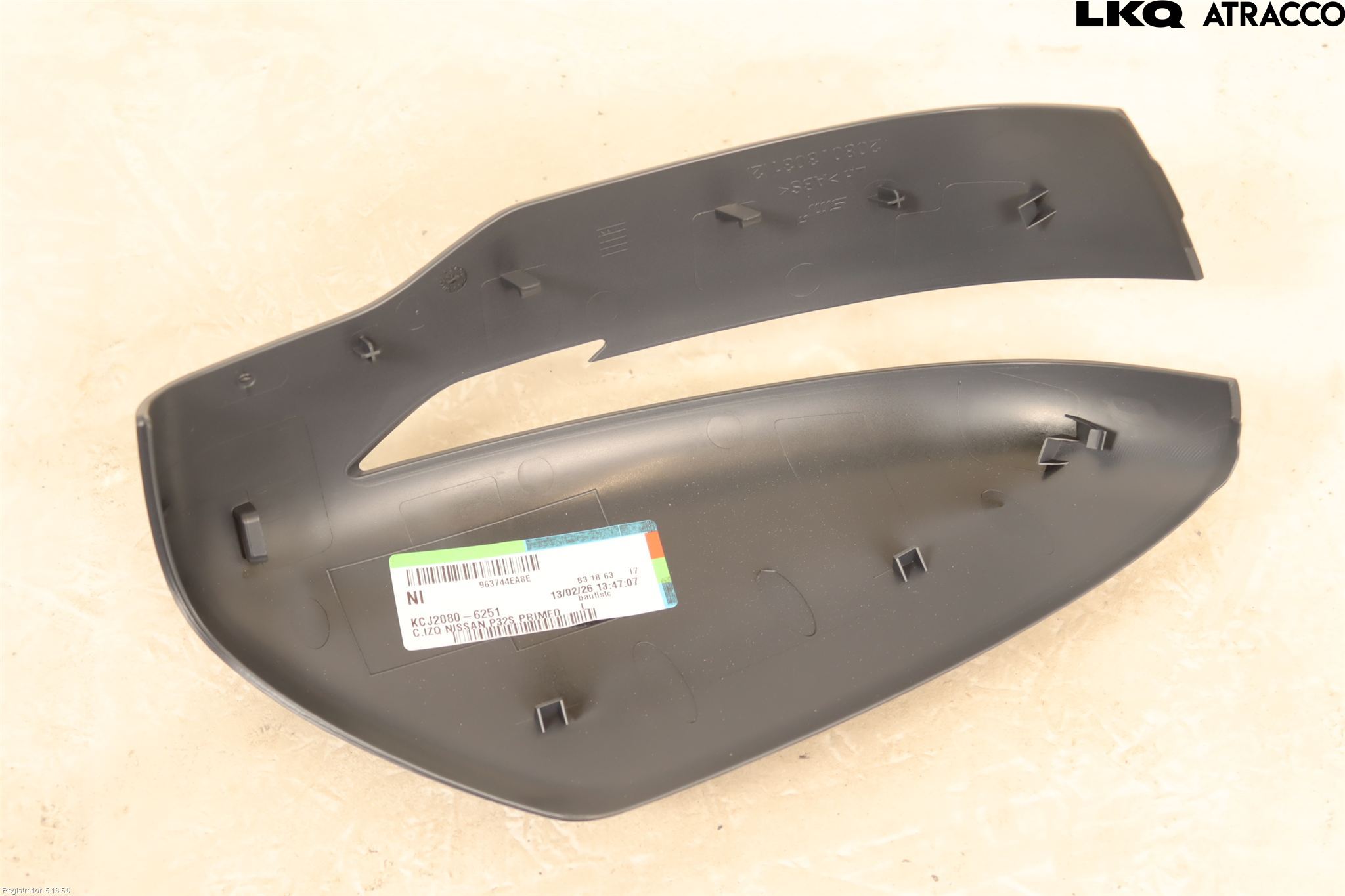 Nissan QASHQAI 17-21 Speil V Ytre Speilhus