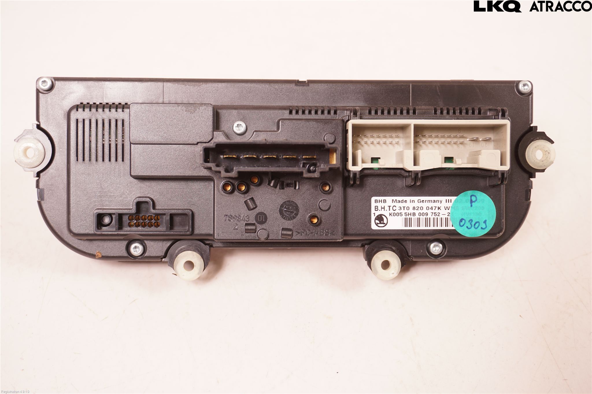 Skoda YETI Varme Ac Betjening-Display