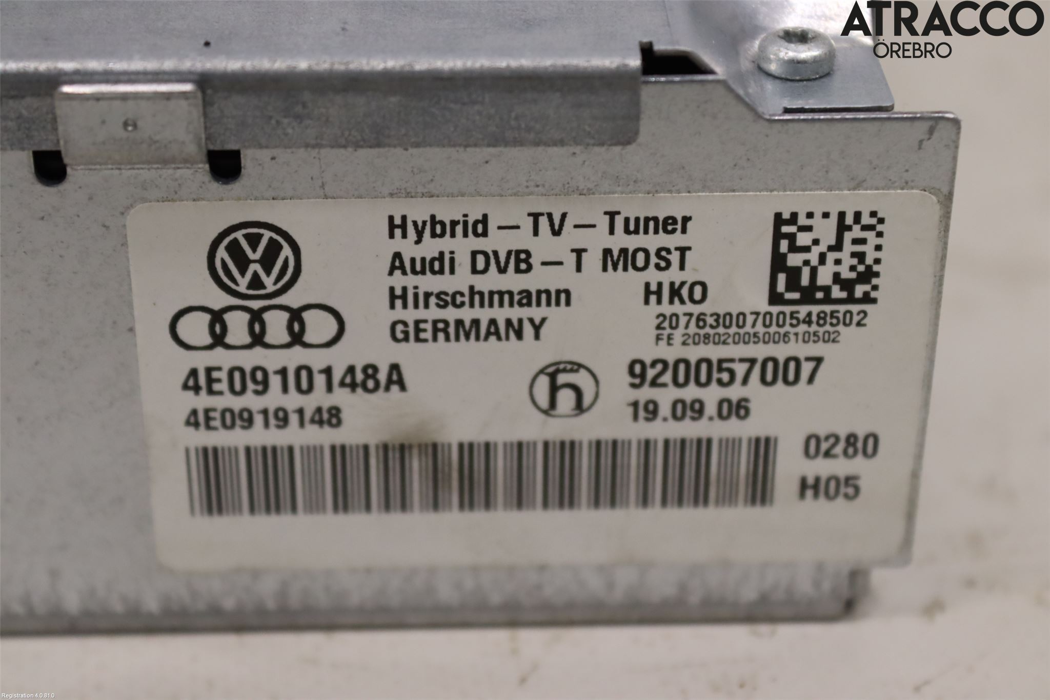 Audi A8/S8 4E  02-09 Stereo Radio