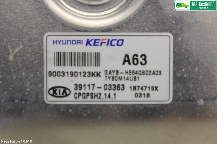 Kia RIO 17- Styreenhet Innsprøytning