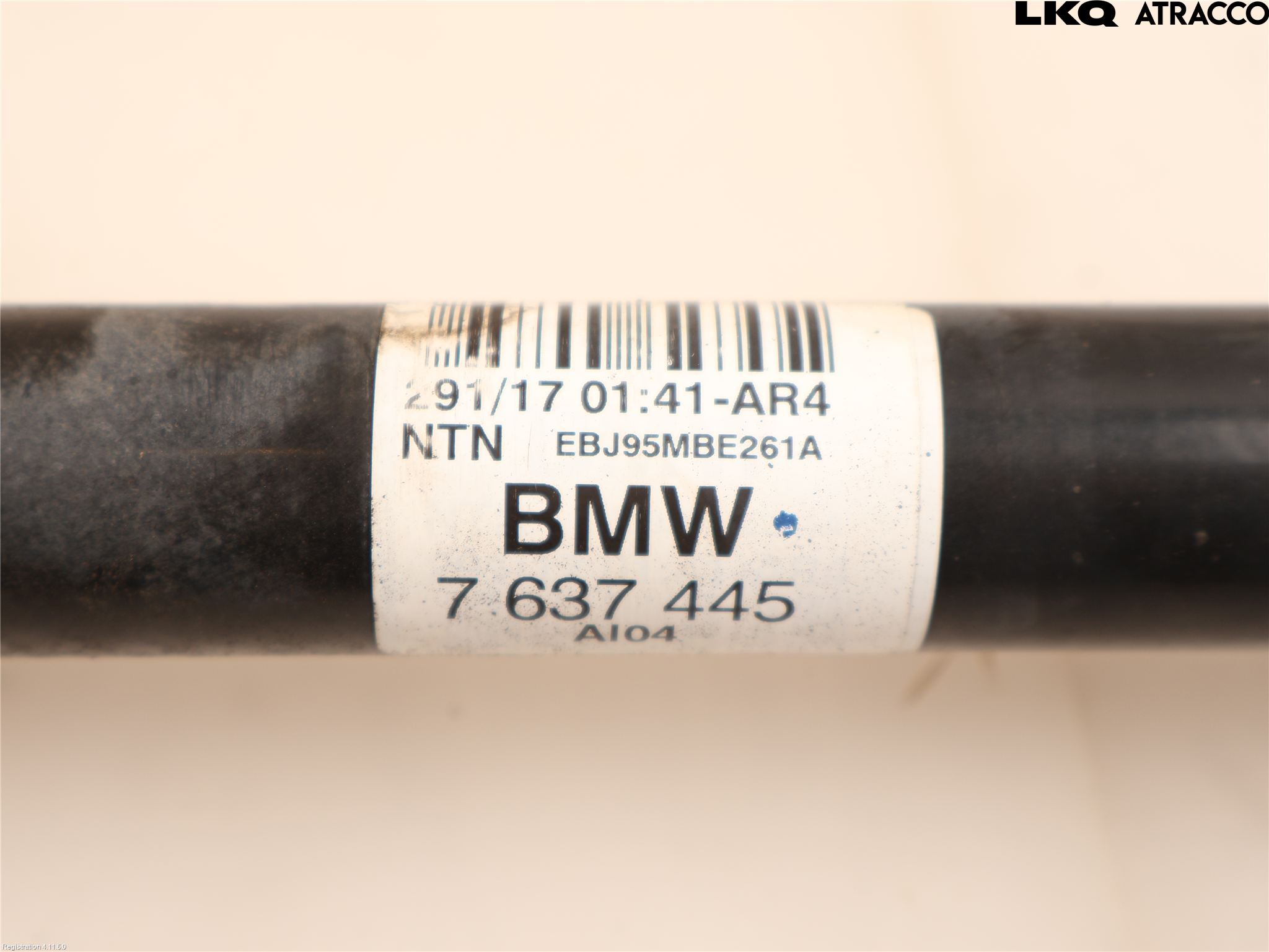 BMW 3 F30/F31/F80 12-19 Drivaksel Bak Kompl Venstre