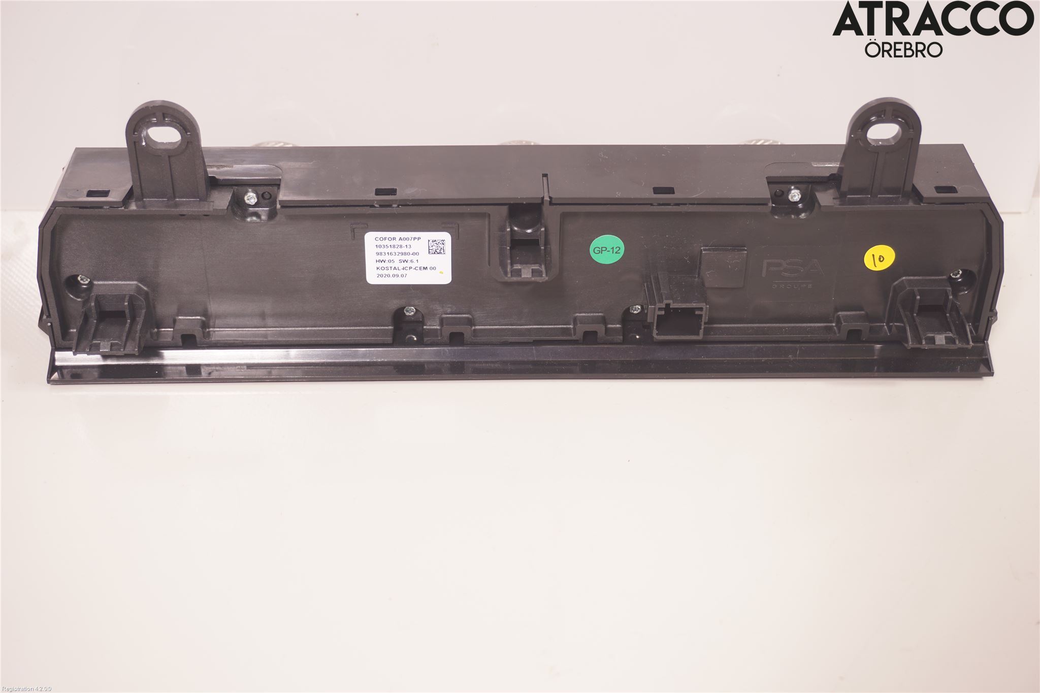Citroen C4/E-C4 C4X/E-C4X III 21- Varme Ac Betjening-Display