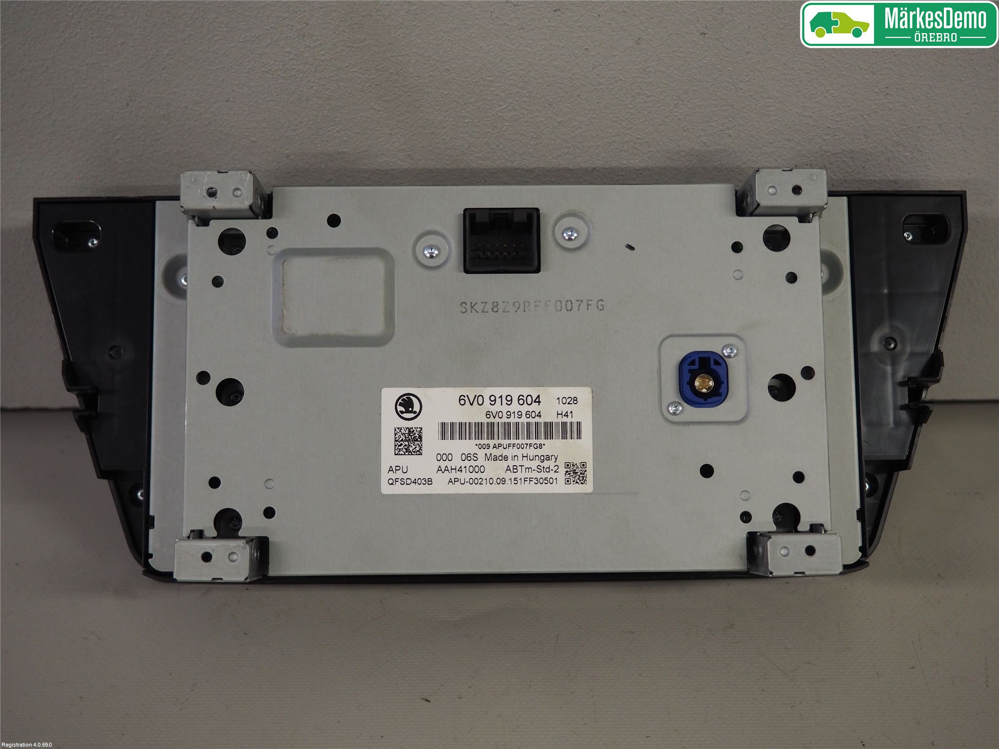 Skoda FABIA 15-21 Stereo Radio