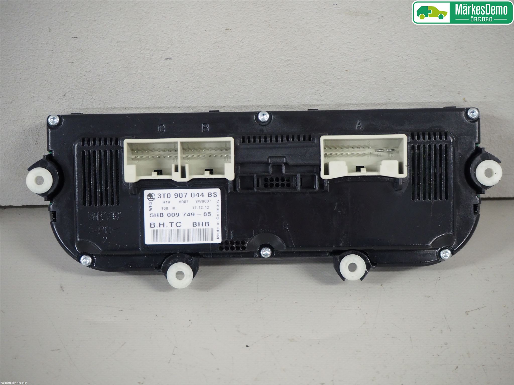 Skoda OCTAVIA (1Z) 05-13 Varme Ac Betjening-Display