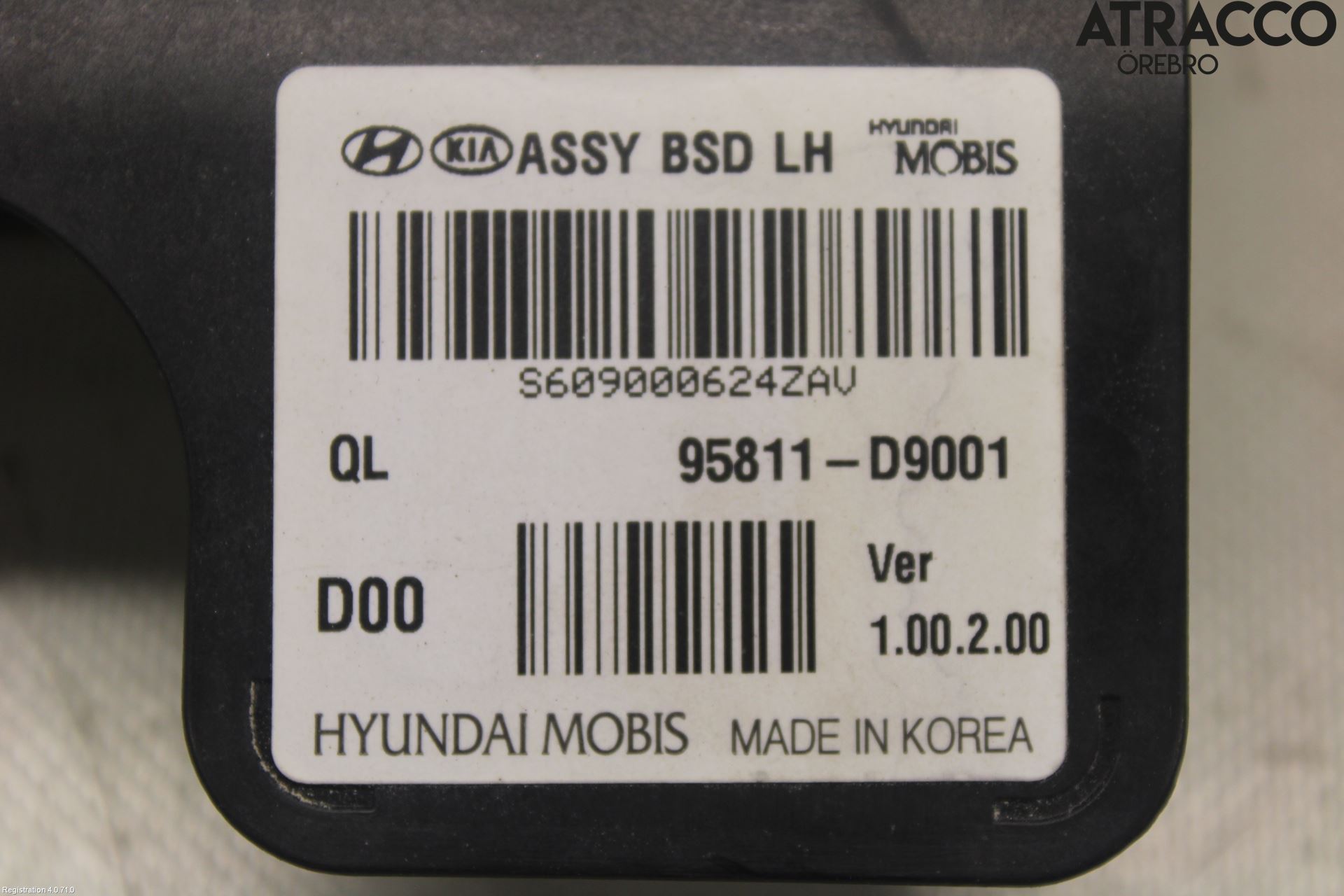 Kia SPORTAGE (QL) 16-21 Sensor Kollisjonsbeskyttelse