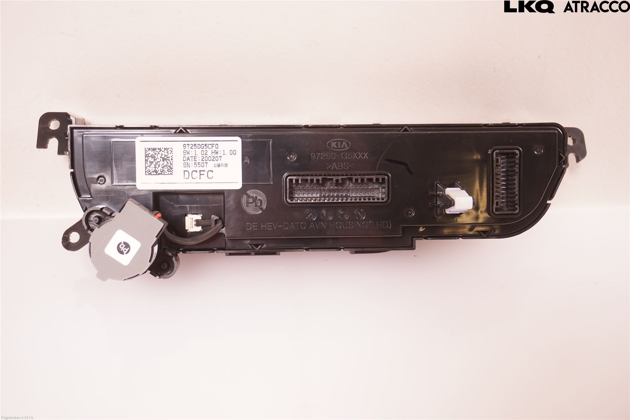 Kia NIRO (DE) 17-22 Varme Ac Betjening-Display