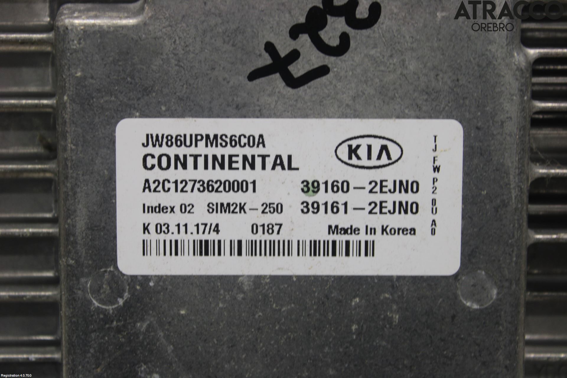 Kia OPTIMA 16-20 Styreenhet Innsprøytning