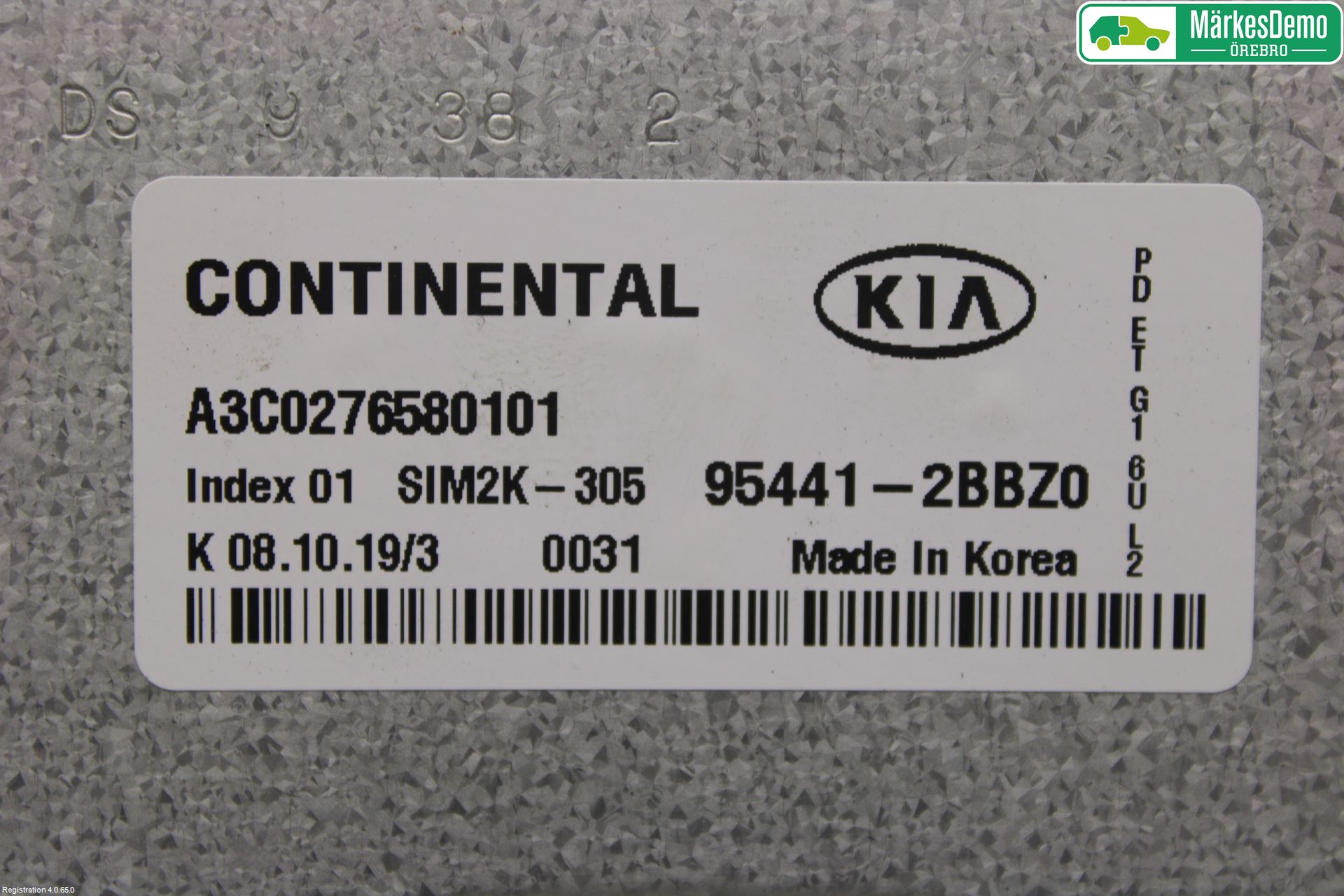 Kia NIRO (DE) 17-22 Styreenhet Gearkasse