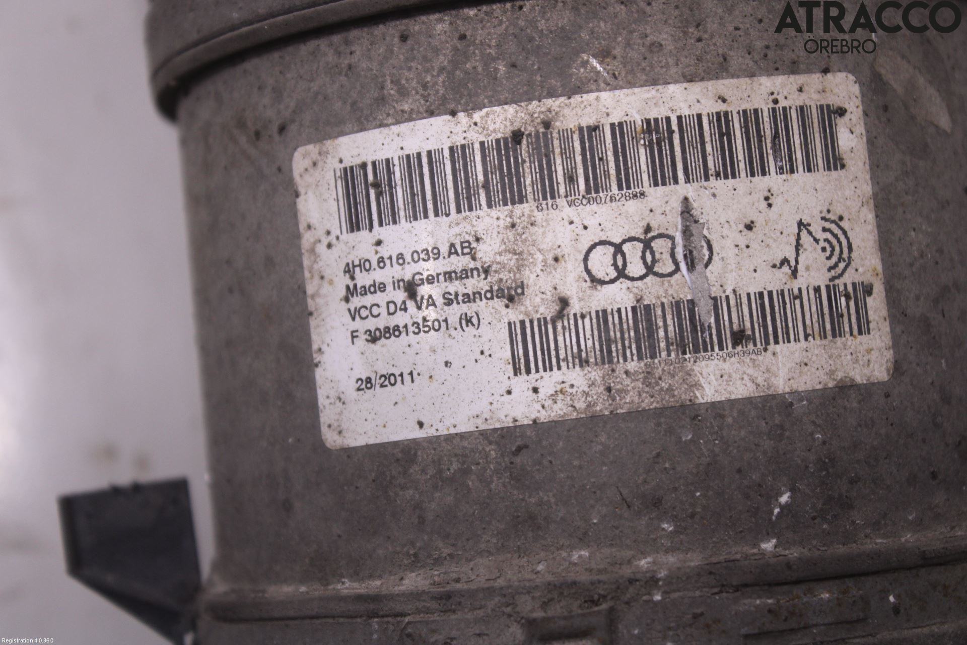 Audi A8/S8 4H 10-17 Fjærbein Foran Venstre